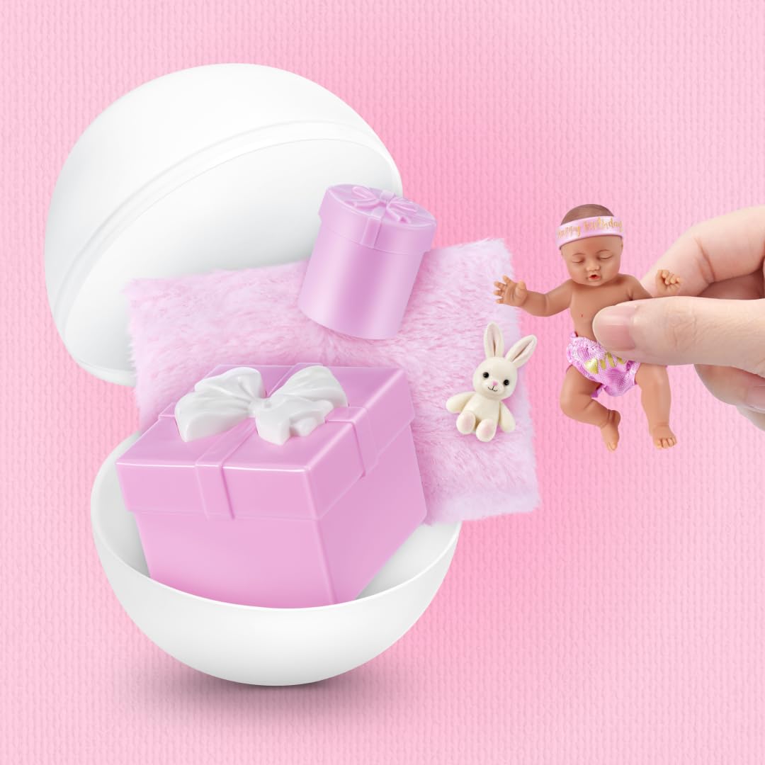 ZURU MY MINI Birthday Series 1 Mystery Capsule Playset - 2 Pack | Collectible Dolls 2
