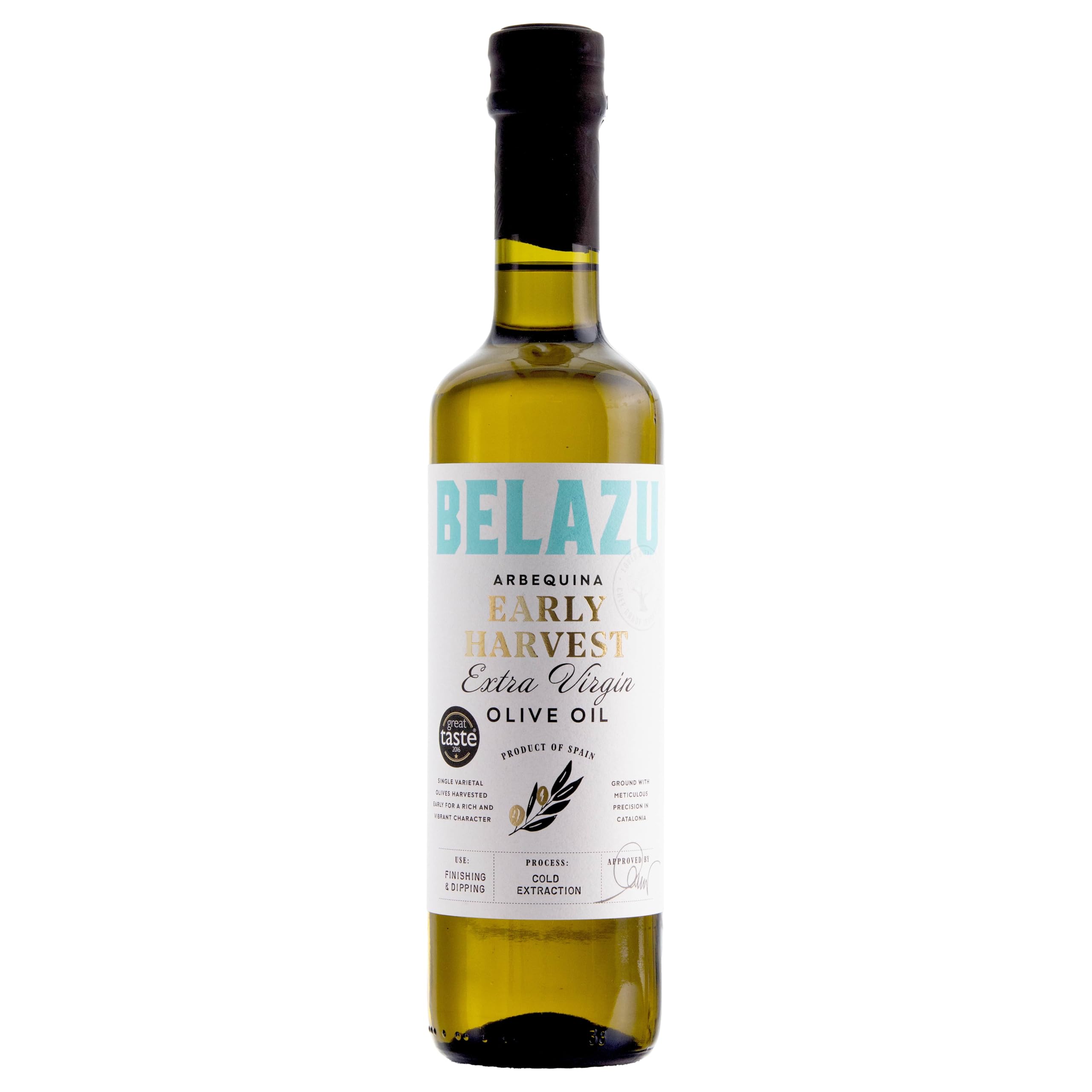 Belazu Early Harvest Extra Virgin Olive Oil - Stone-Crushed, Intense & Aromatic Flavour | 500ml 1