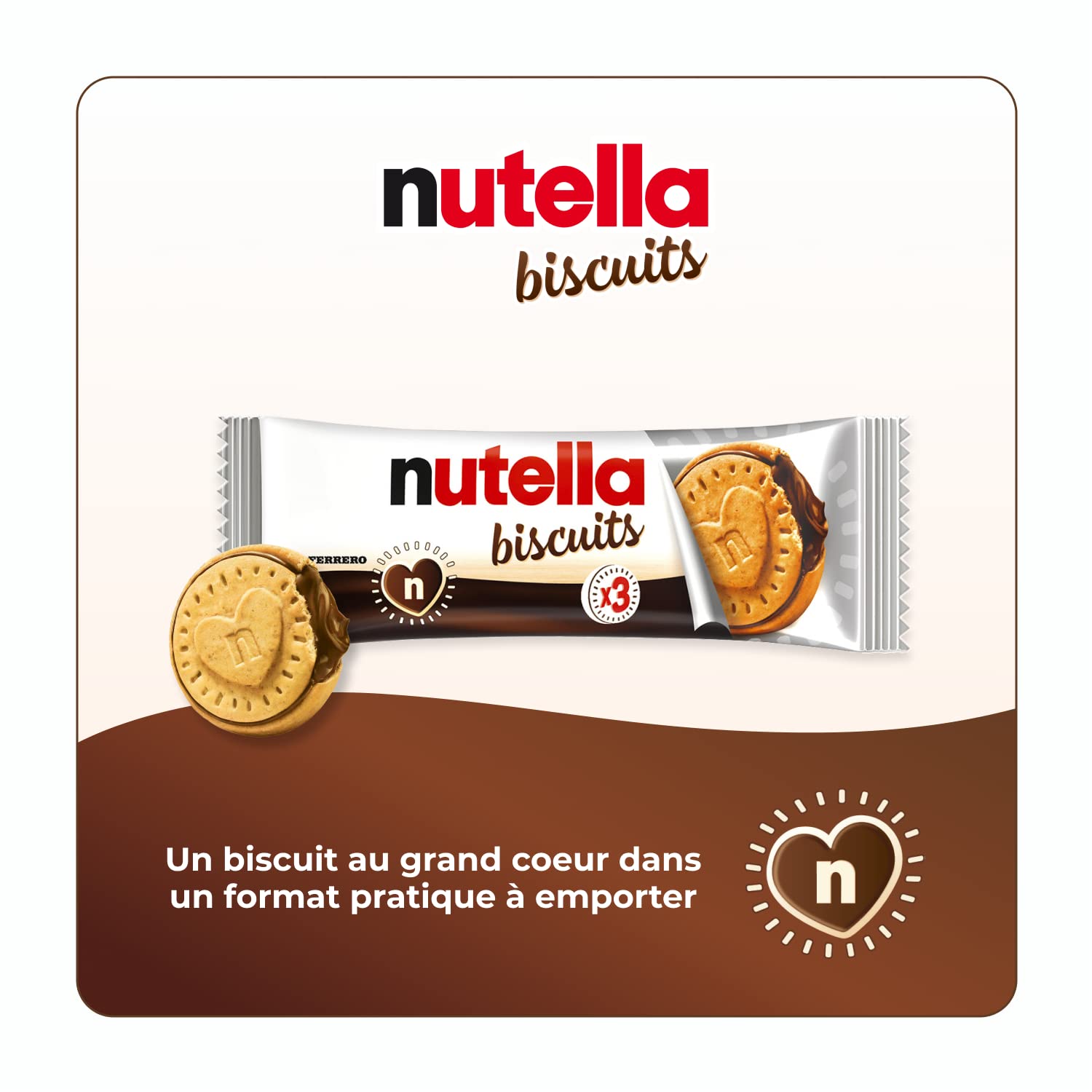 Nutella Chocolate Biscuits, Crunchy Golden Biscuit Snack with Hazelnut Cocoa Filling, 3x28 Packs 7