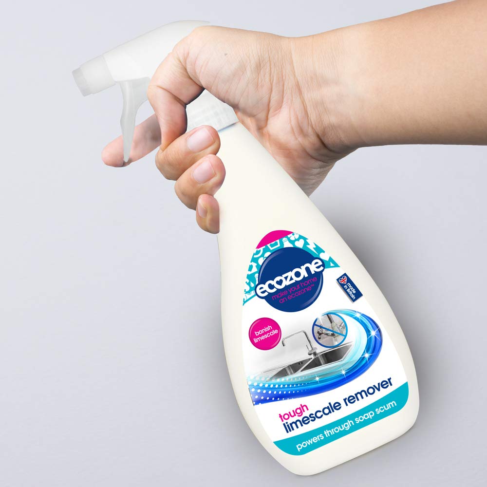 Ecozone Limescale Remover Spray for Bathroom & Kitchen | 500 ml | Unscented 2