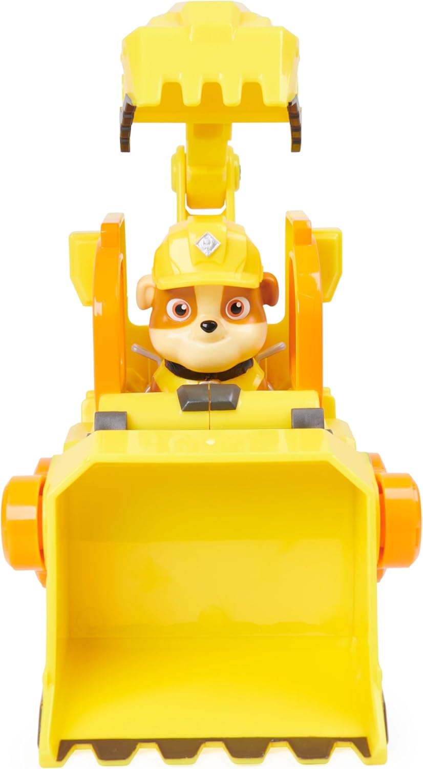 Rubble’s Bulldozer Toy Truck - Movable Parts & Collectible Figure for Ages 3+