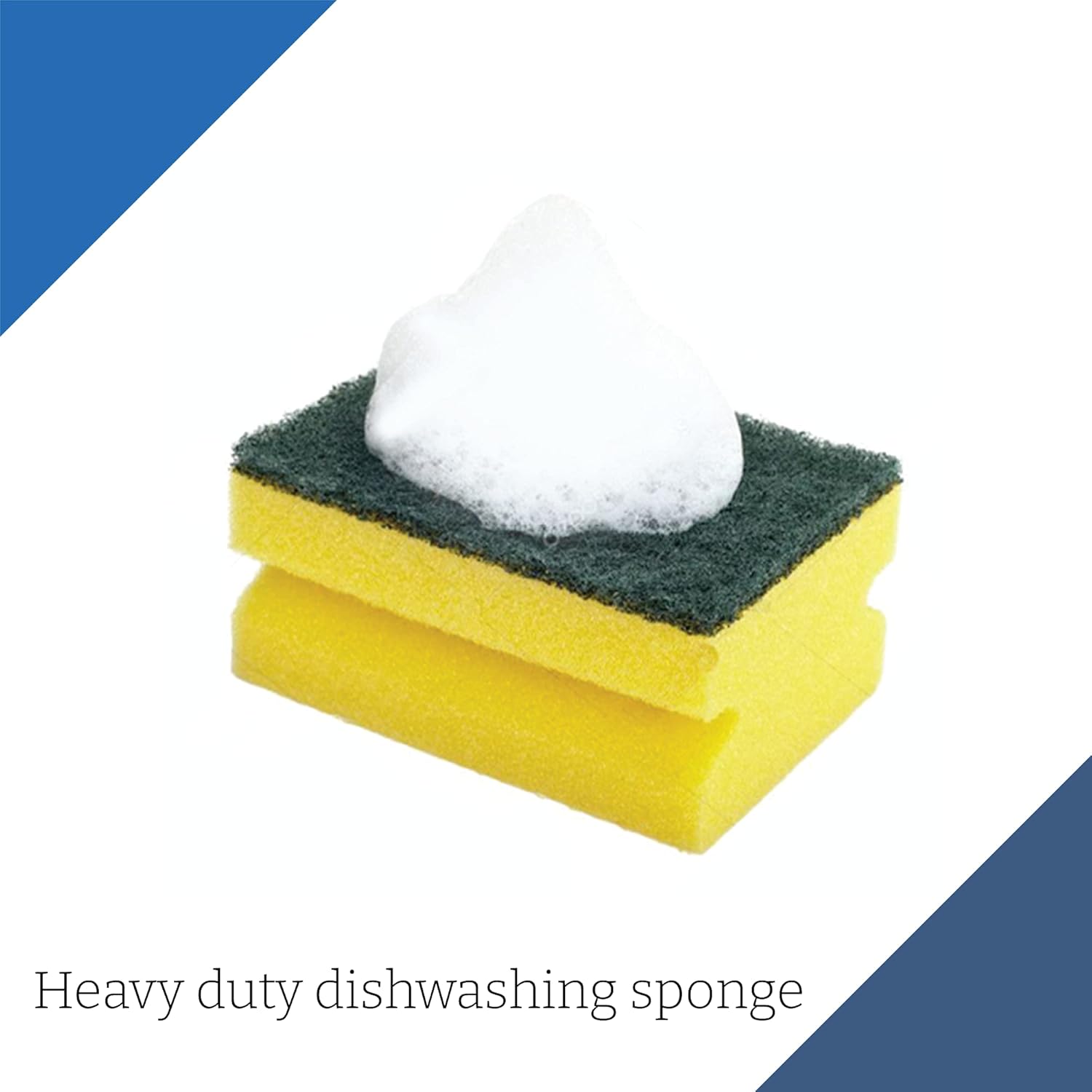 STERLING PRODUCTS Heavy Duty Scrub Sponge - Dual Sided Dish Washing & Cleaning Sponge (16 Pack)