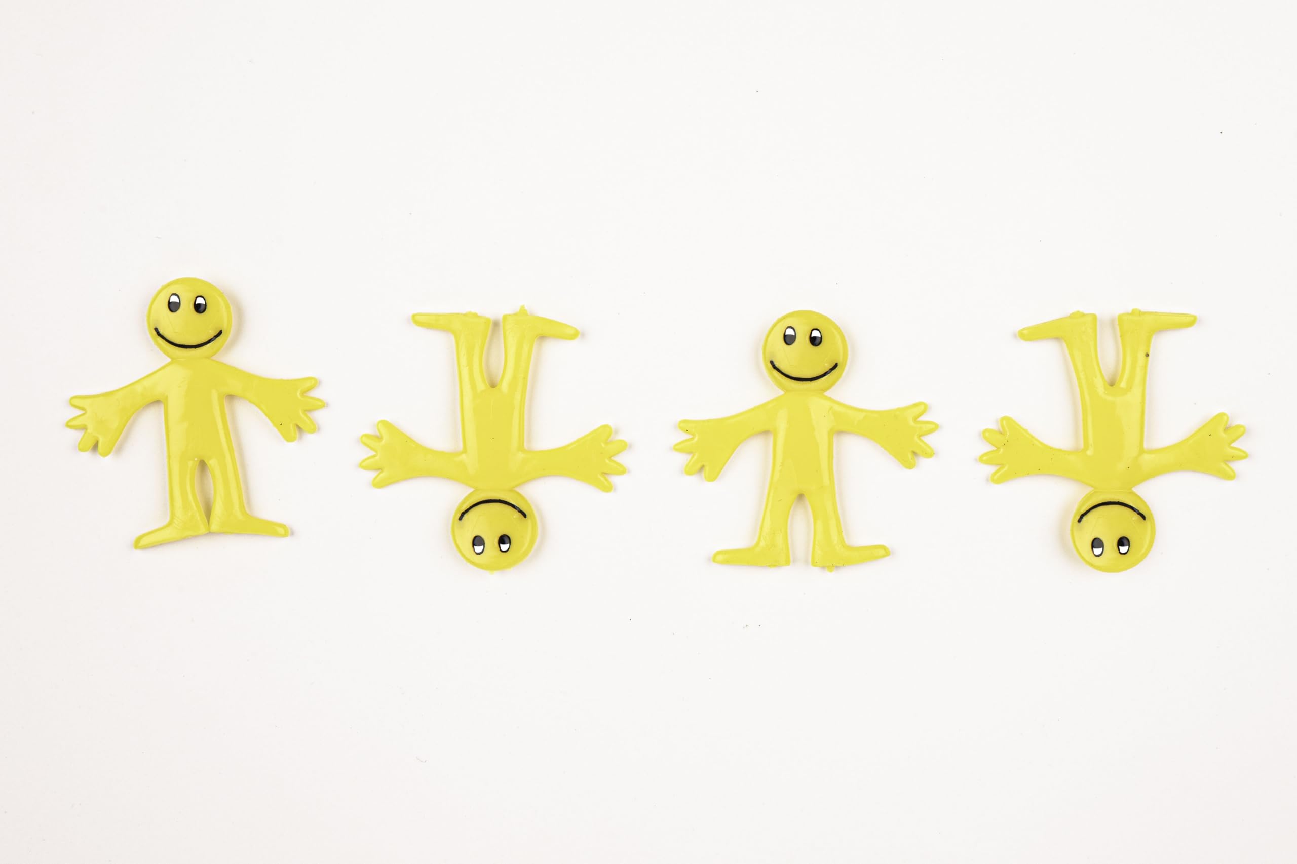 SHATCHI Yellow Stretchy Men Party Bag Fillers - 20Pk for Kids Birthday Party Favors 4