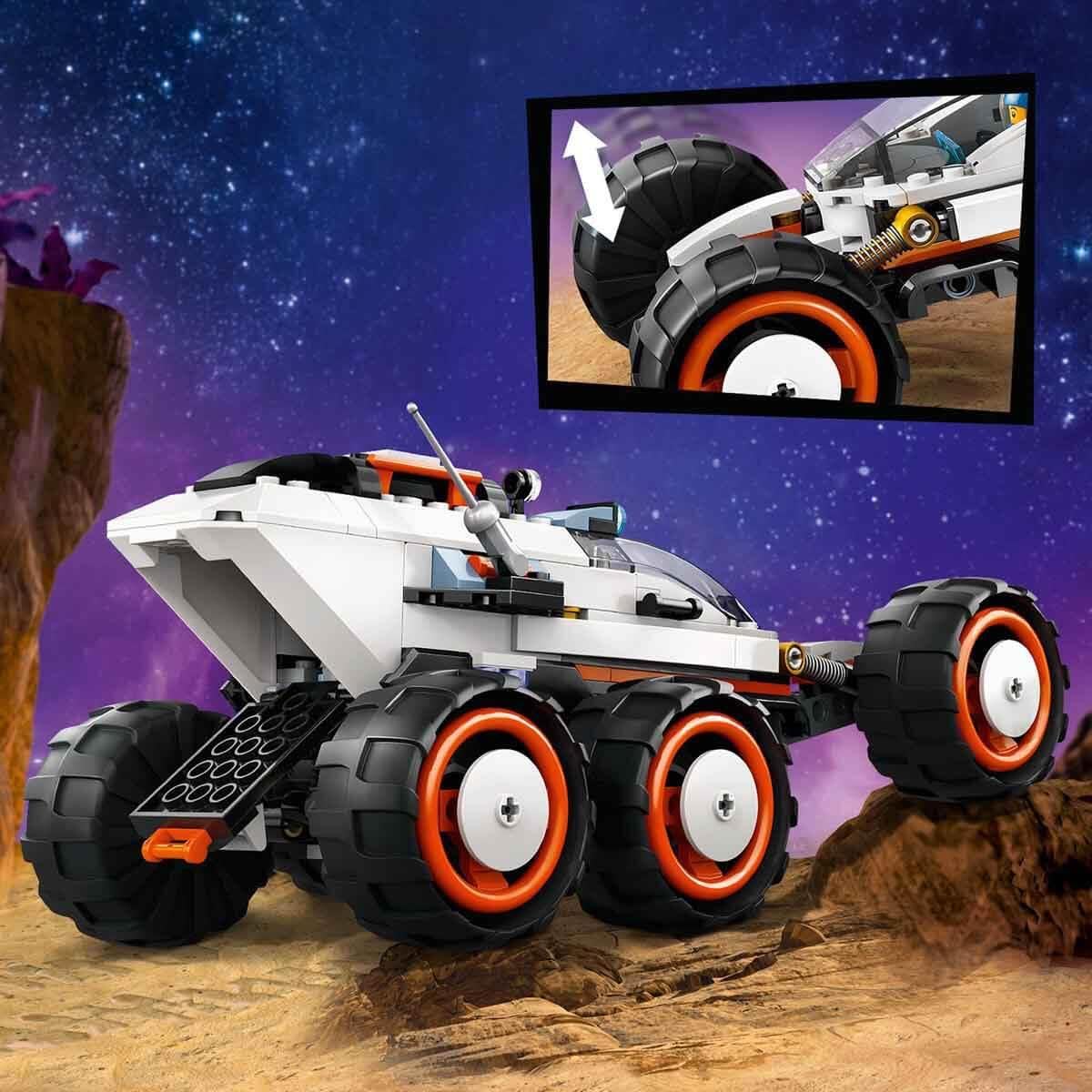 LEGO City Space Explorer Rover and Alien Life Building Set - 311-Piece Playset for Ages 6+ 8