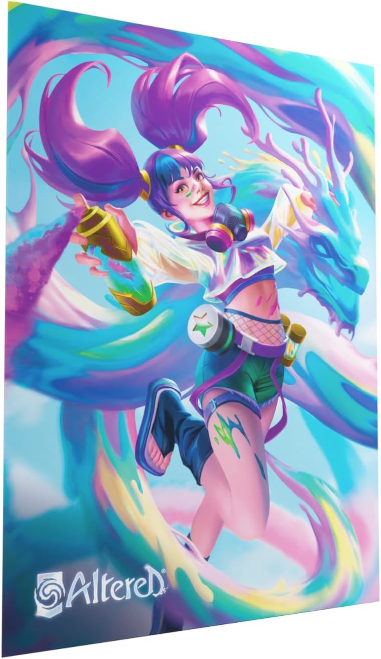 Gamegenic Altered Nevenka Art Sleeves - Grey - 50 Pack