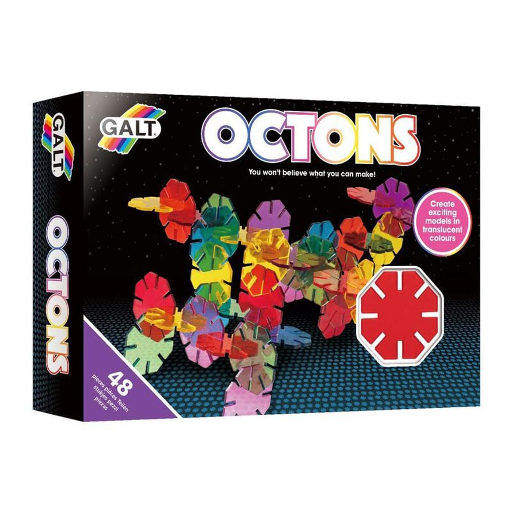 Galt Octons Construction Toy - Translucent Building Set for Ages 4+ 8