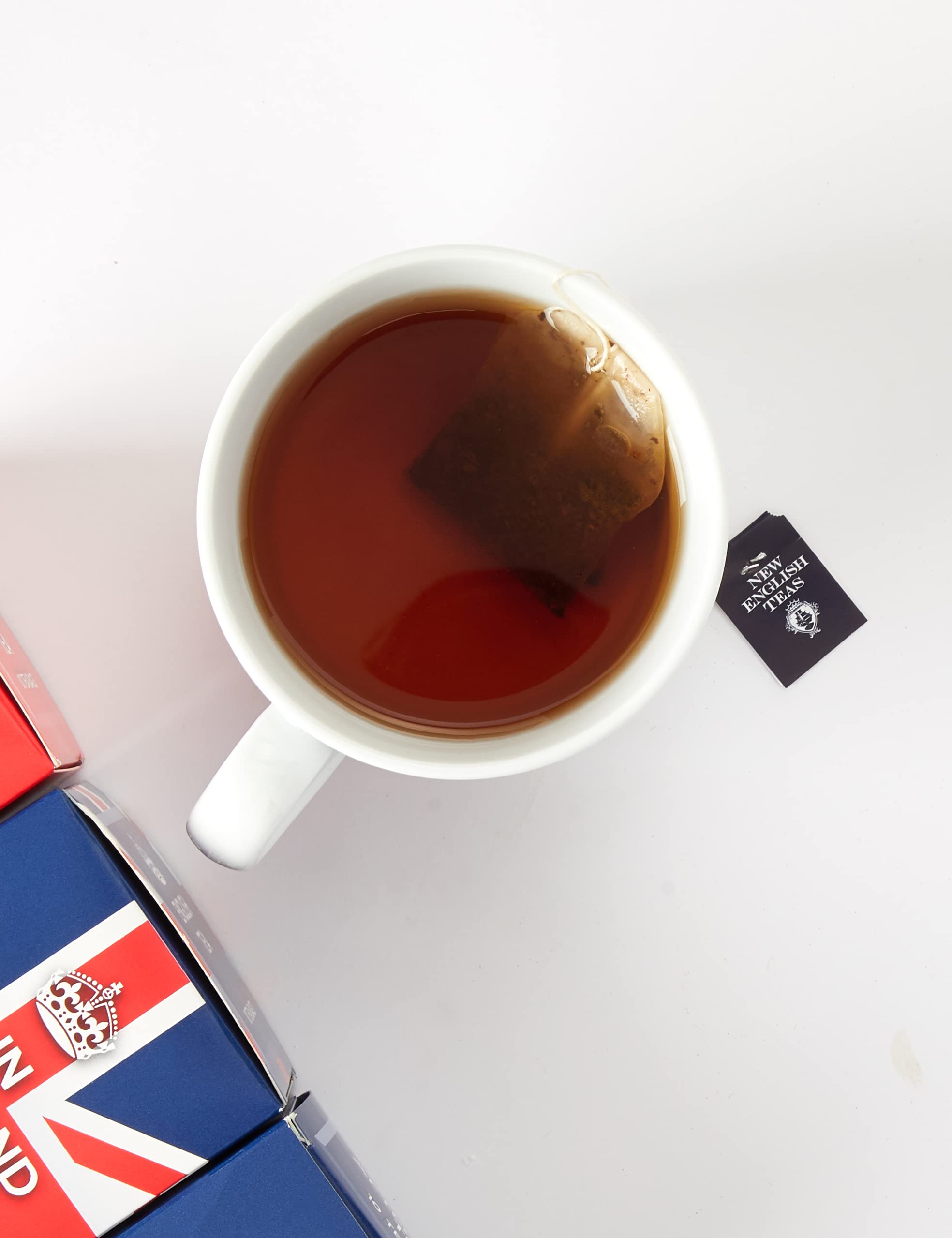 New English Teas Slogans Union Jack Tea Gift Pack - 30 Teabags (English Breakfast, Afternoon & Blend)