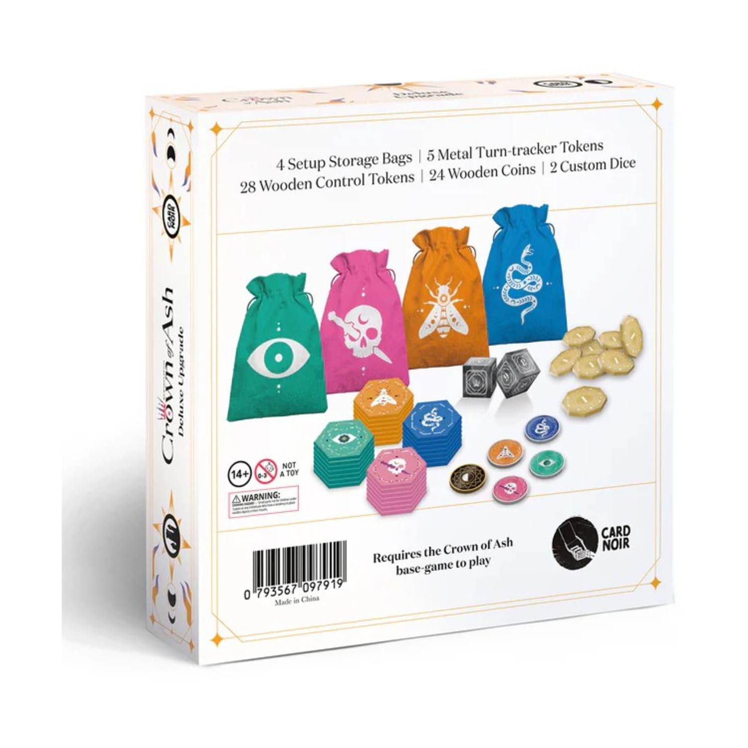 Card Noir Crown of Ash Deluxe Upgrade Expansion Board Game