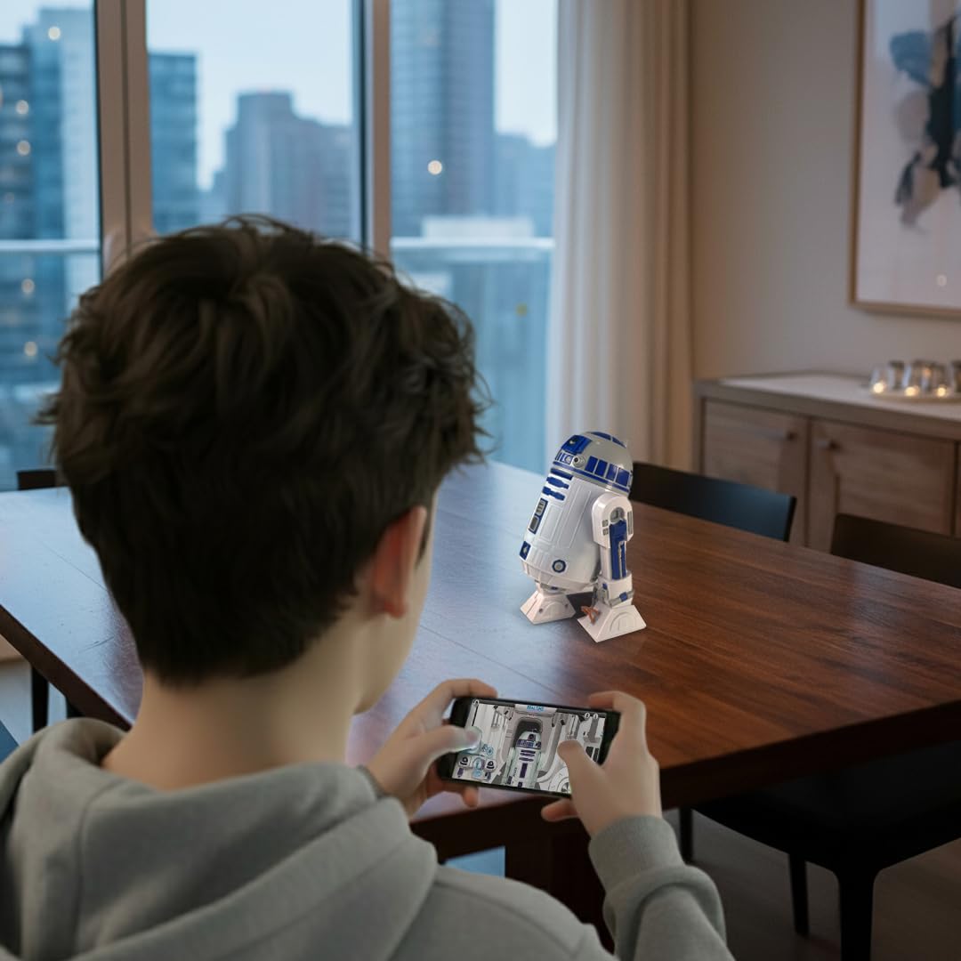 Clementoni R2-D2 Robot - Buildable Star Wars Robot with LED Lights & App Control 18