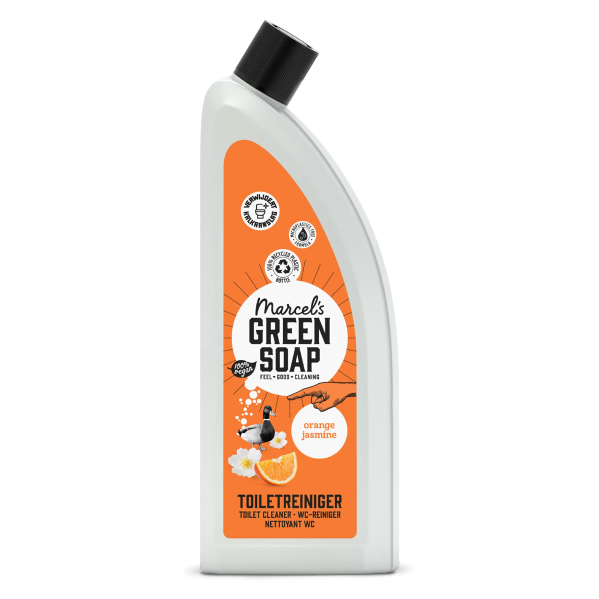 Marcel's Green Soap Toilet Cleaner Orange & Jasmine - Microplastic-free, 750 ml