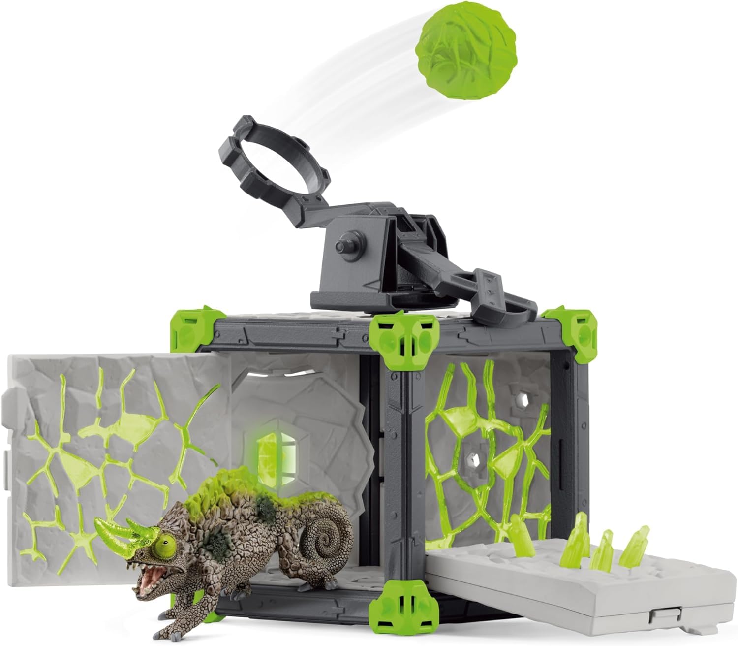 Schleich Eldrador Creatures BattleCave Stone Chameleon Playset - Ages 7-15 3