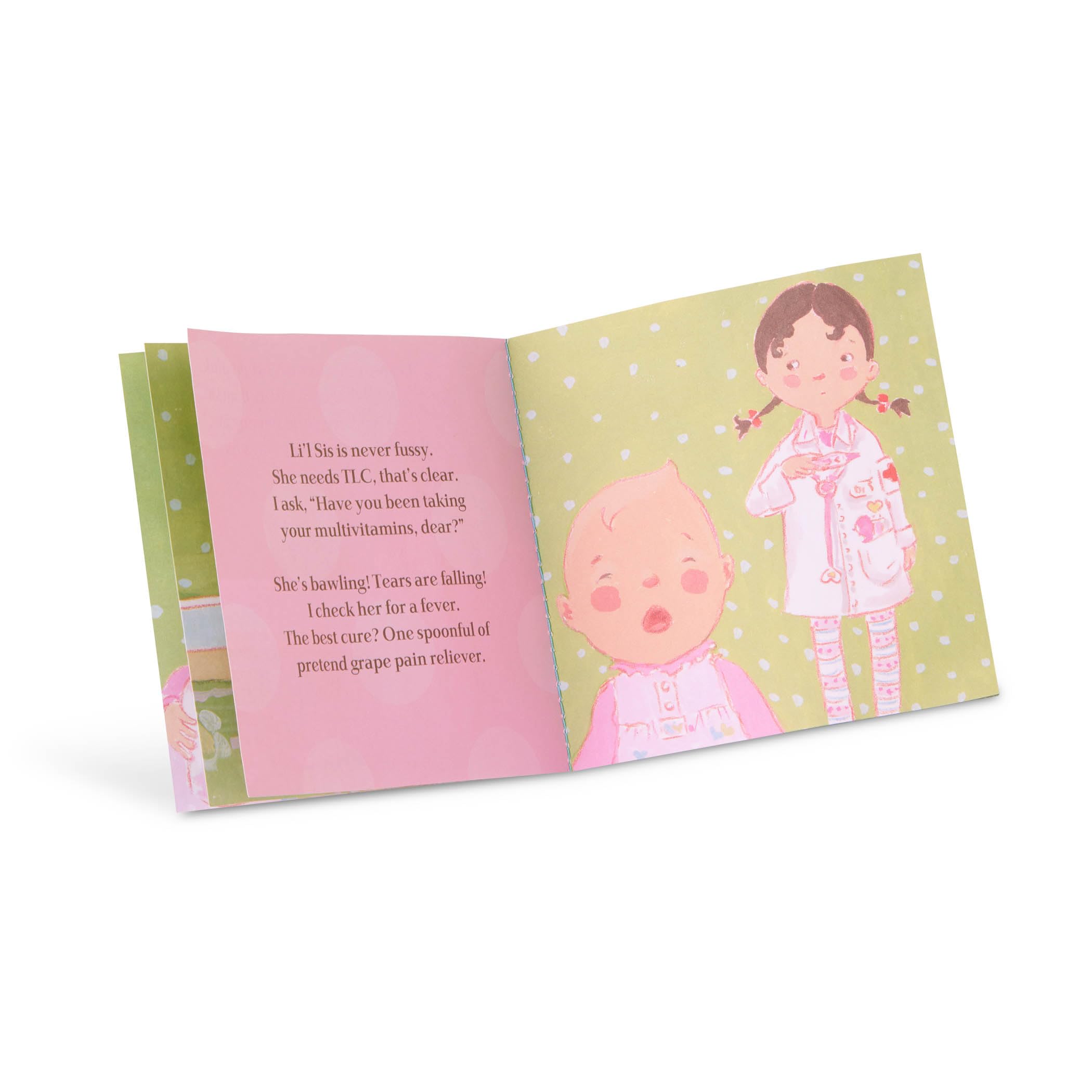 Baby Sweetheart Medical Time Doll - 12-Inch Soft Cuddle Doll with Storybook & Pretend Medical Accessories for Toddlers