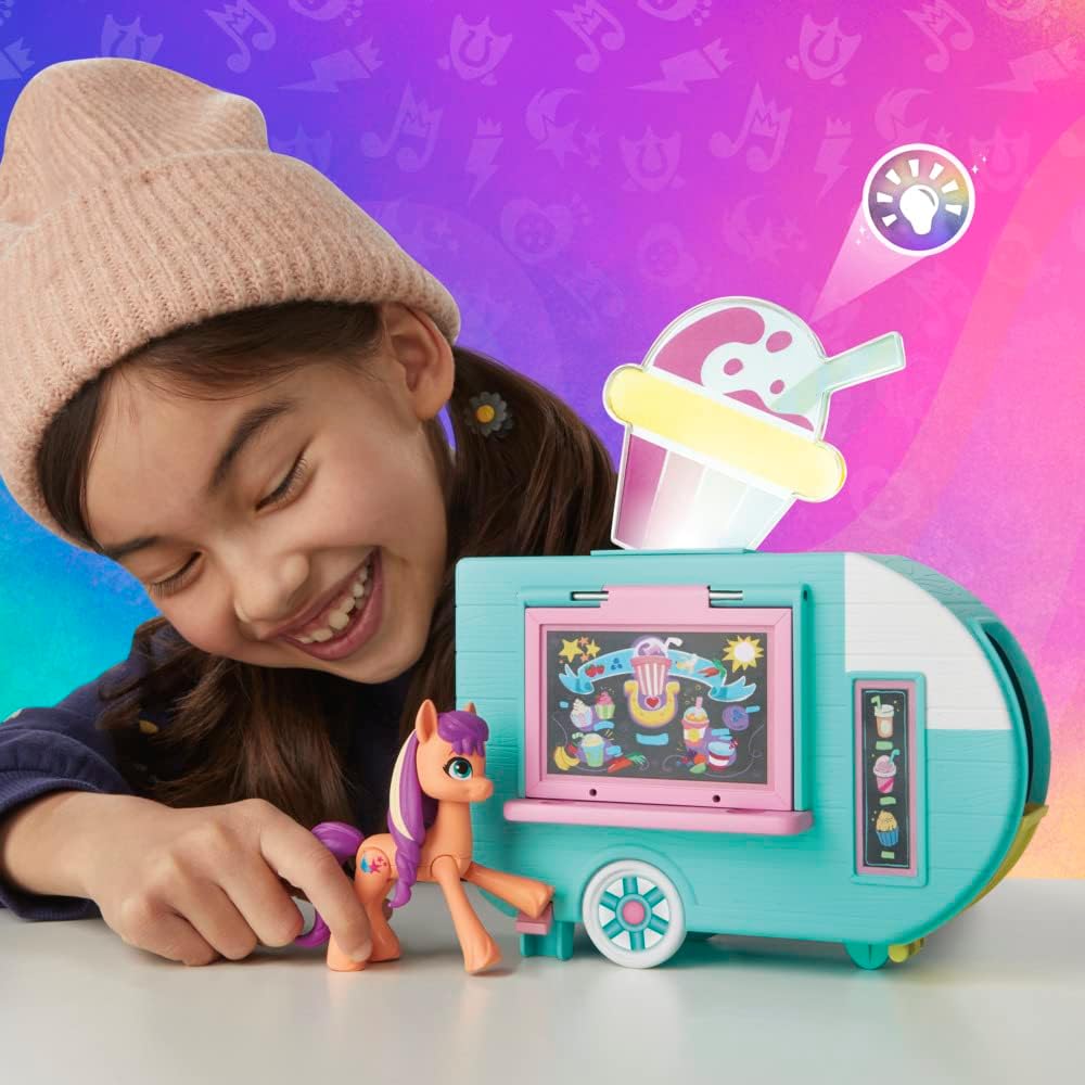 My Little Pony Sunny Starscout Smoothie Truck - Interactive Playset for Kids 5+ 3
