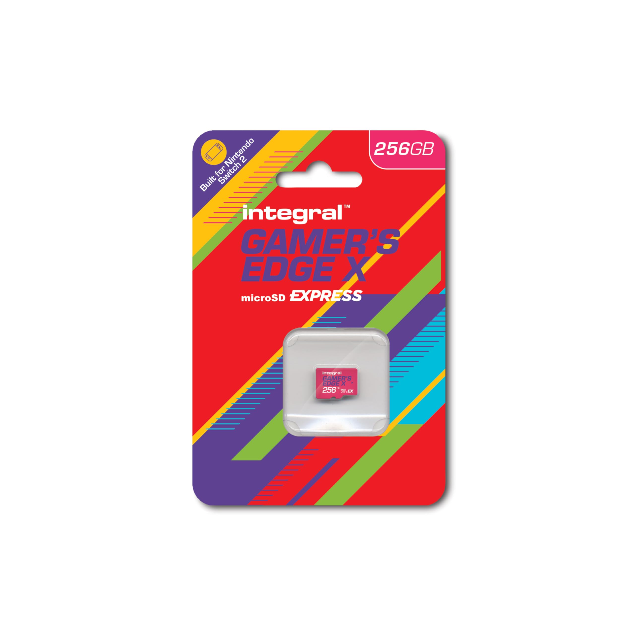 Integral 256GB Gamer's Edge X Micro SD Express Card for Nintendo Switch 2, 890MB/s Read, 750MB/s Write, A2, NVMe PCIe