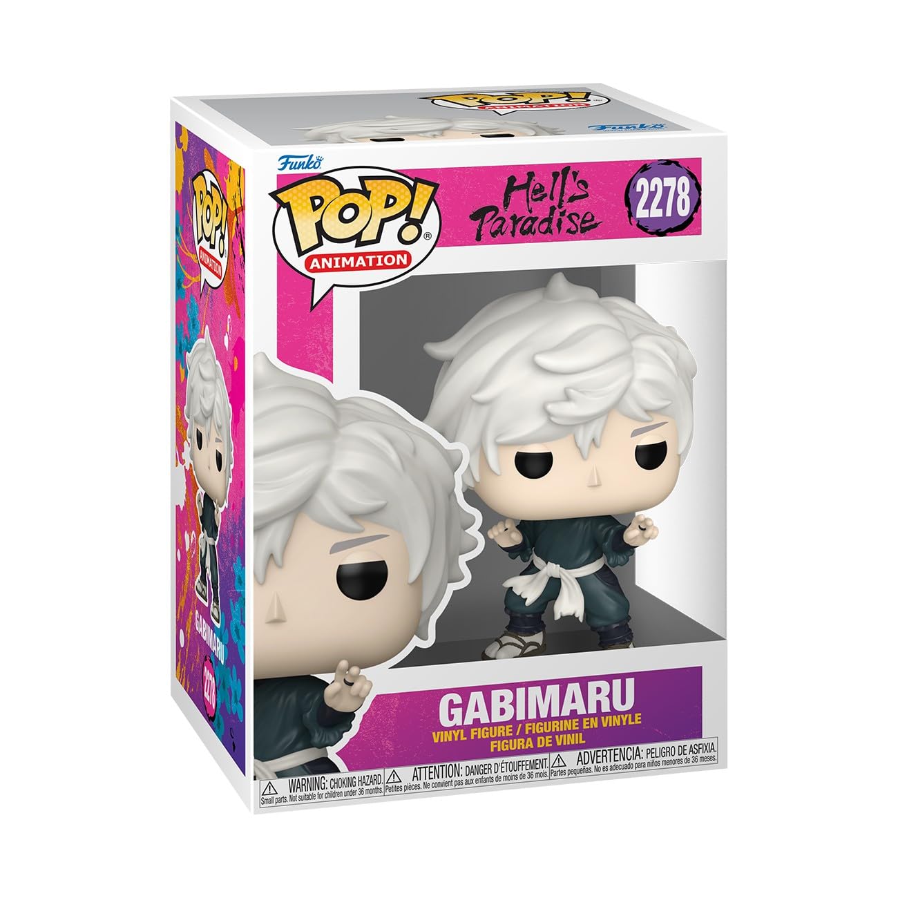 Funko POP! Animation: Gabimaru - Hell's Paradise Vinyl Figure | Chibi Style | 3.75 Inches 1