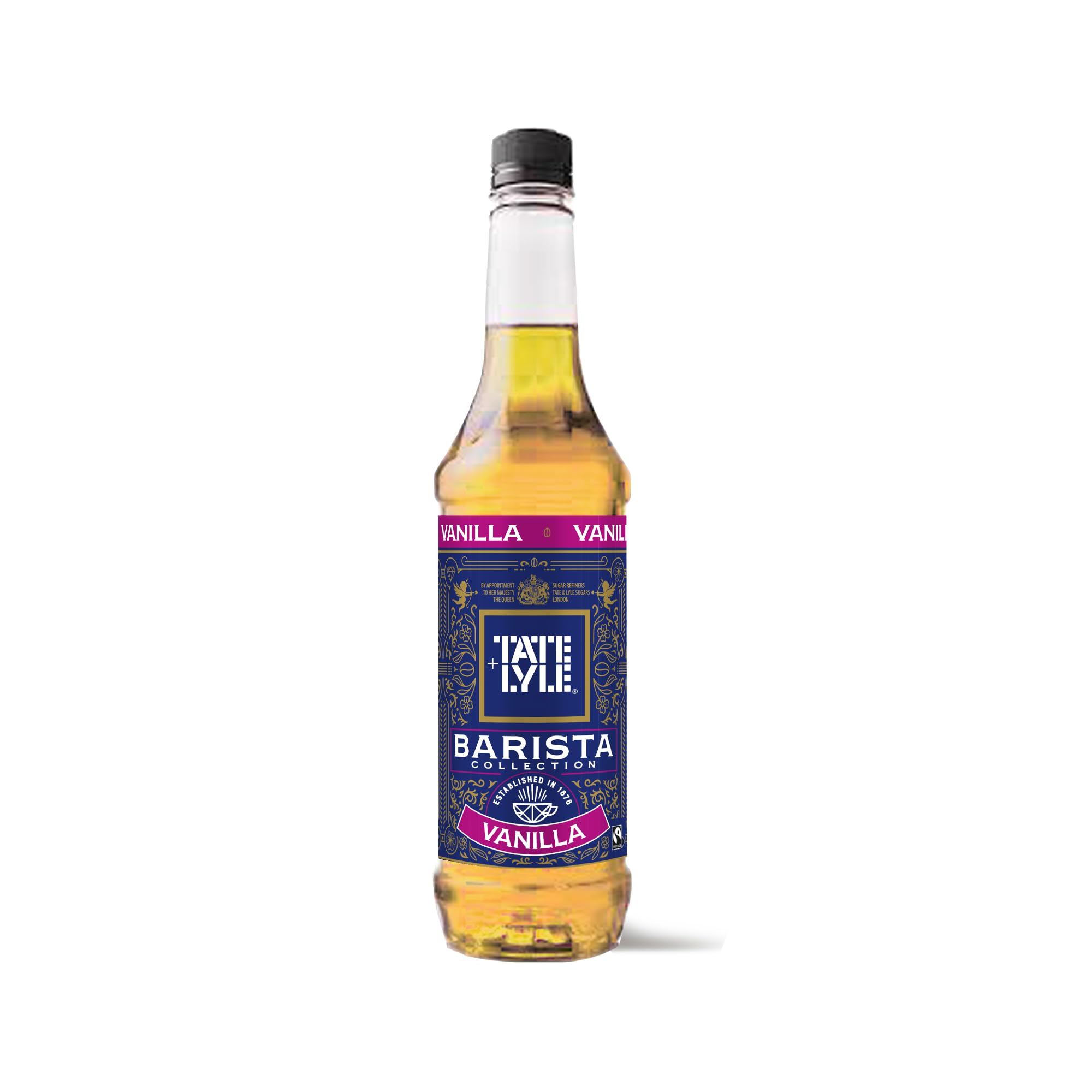 Tate & Lyle Vanilla Coffee Syrup - Fairtrade Pure Cane Sugar | 750ml Bottle 1