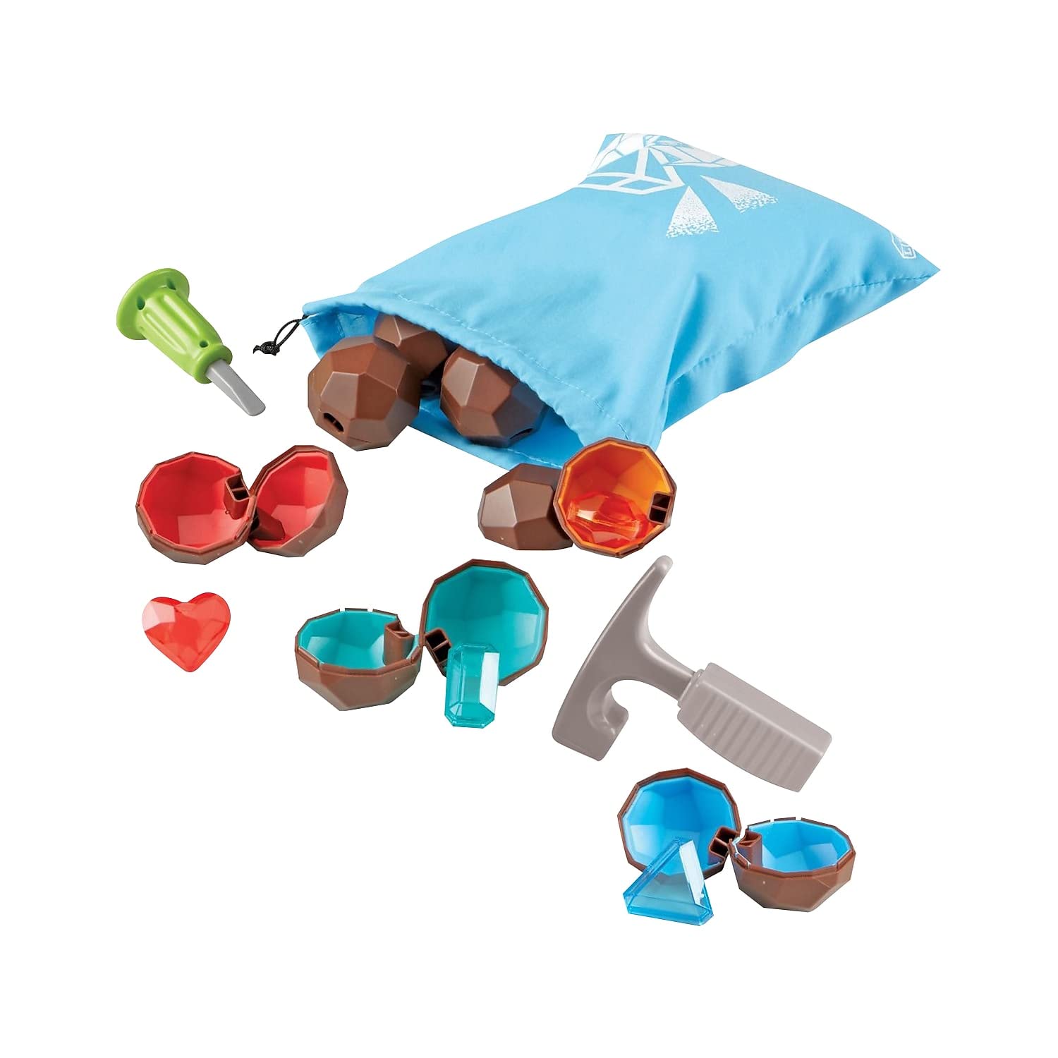 Learning Resources Rock 'n' Gem Surprise - Educational Playset for Sorting, Matching & Counting (Ages 3+) 12