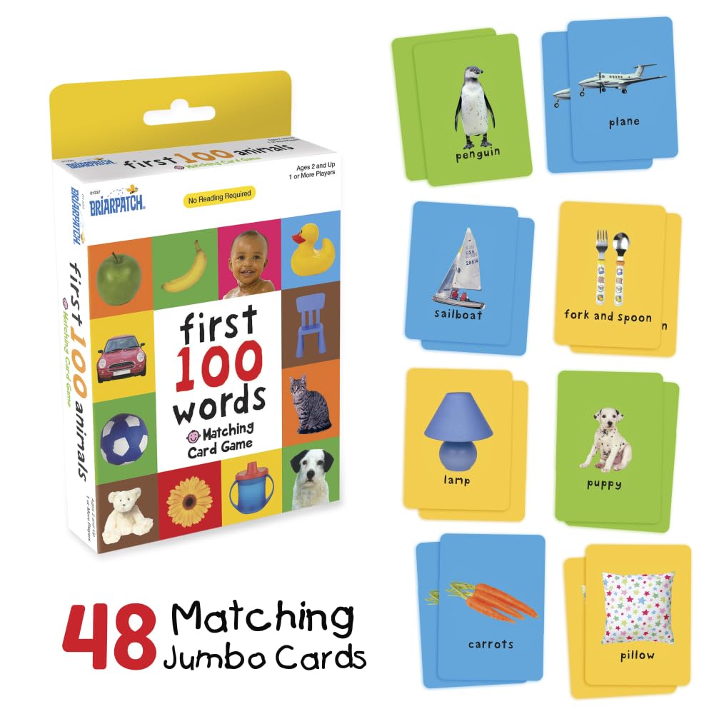 University Games First 100 Words Matching Card Game 5