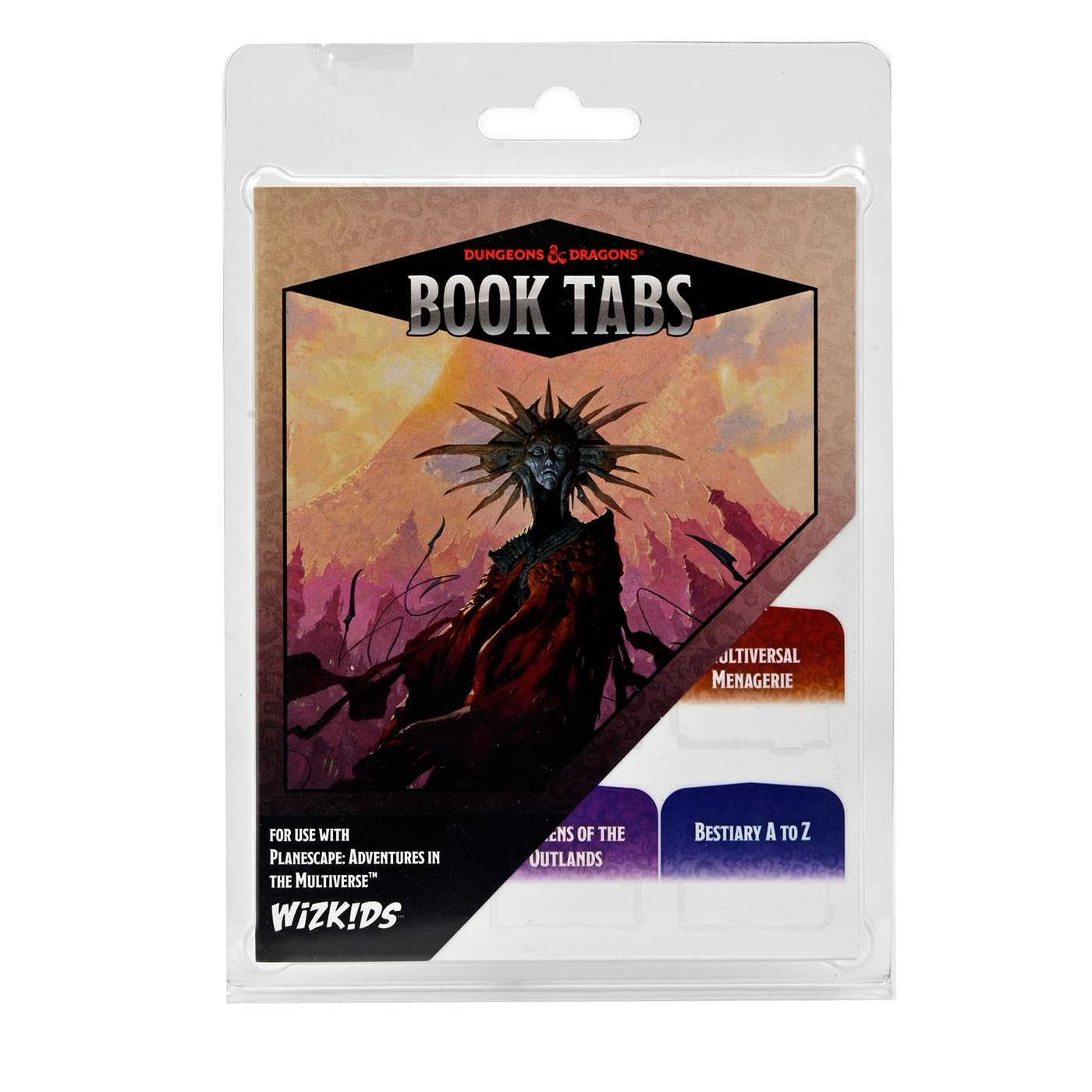 WizKids D&D Book Tabs - Planescape: Adventures in The Multiverse | 204 Tabs | Various Colours