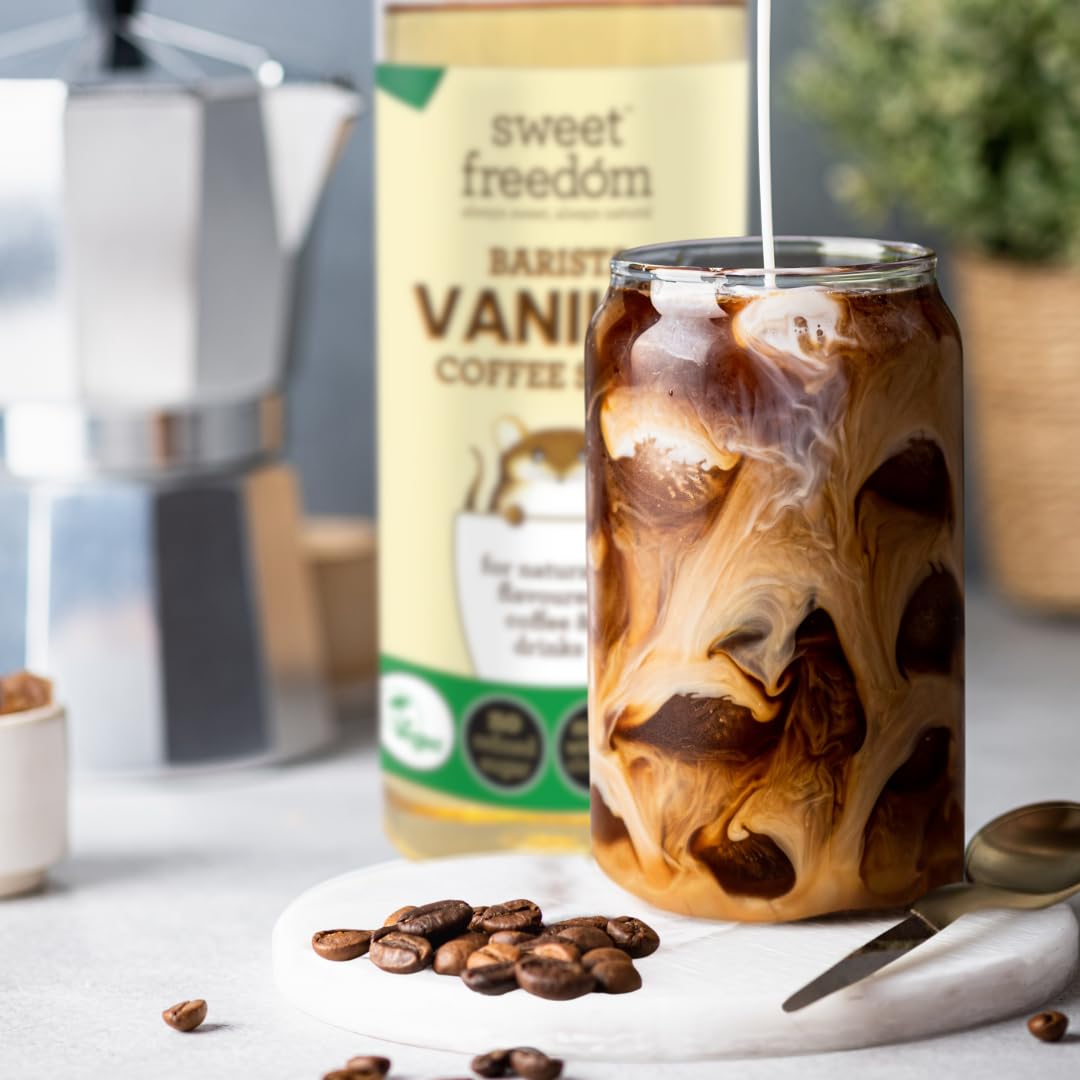 Sweet Freedom - Vanilla Coffee Syrup 1 Litre 3