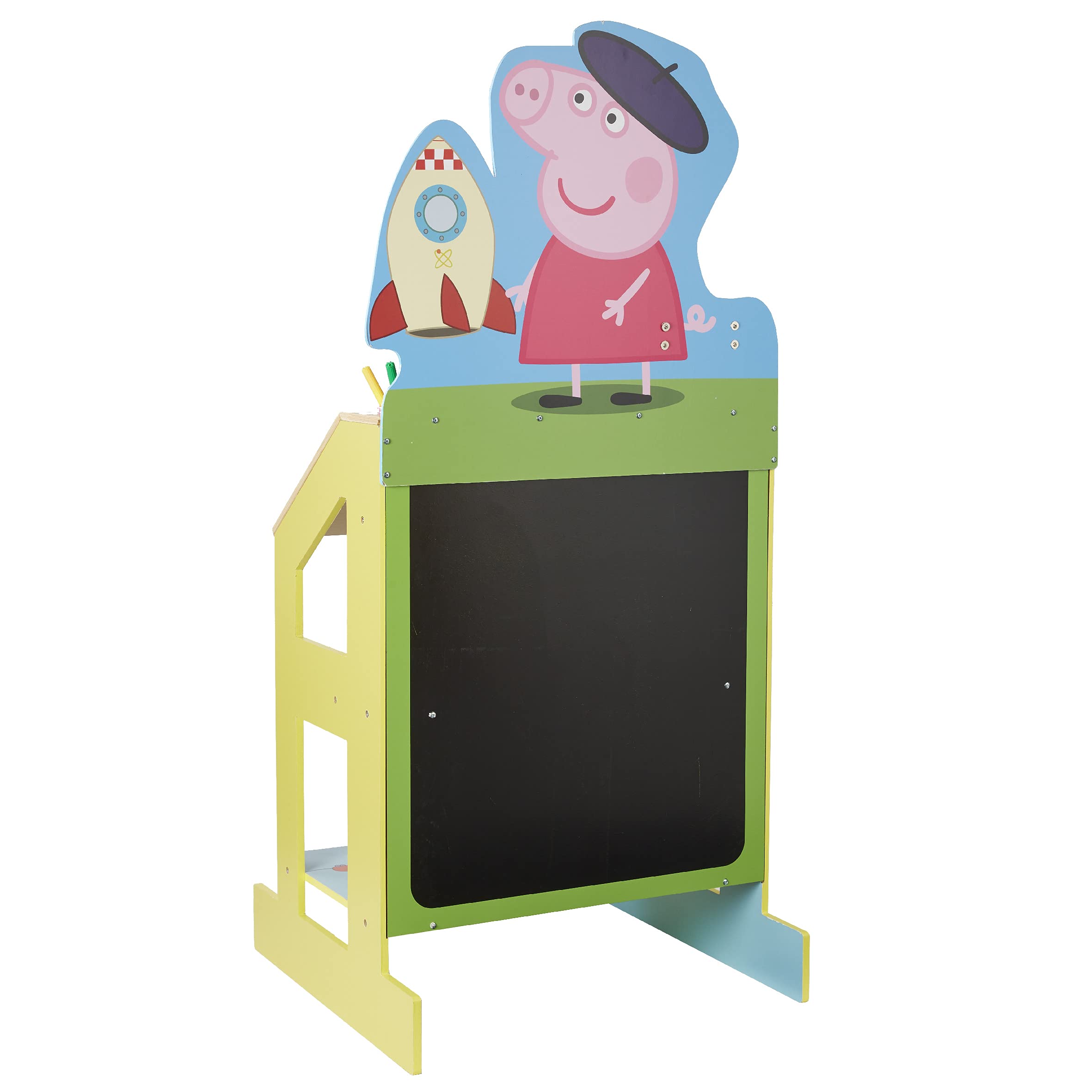 Peppa Pig Play and Draw Wooden Easel | FSC Certified Wood | 107cm Tall