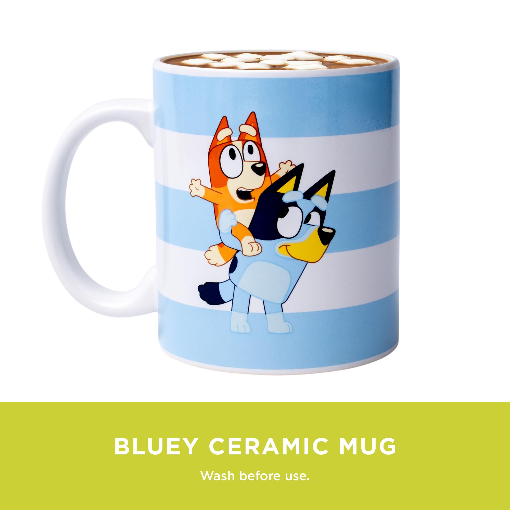 Bluey - Cosy Hot Chocolate Hamper with Ceramic Mug, Fluffy Socks & Dairy-Free Treats 12