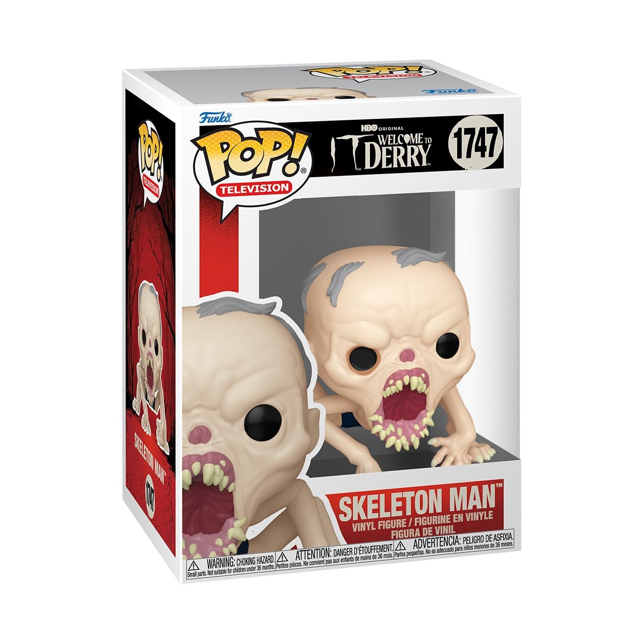 Funko POP! TV: Welcome to Derry – Skeleton Man - IT Collectable Vinyl Fig | 3.75-inch