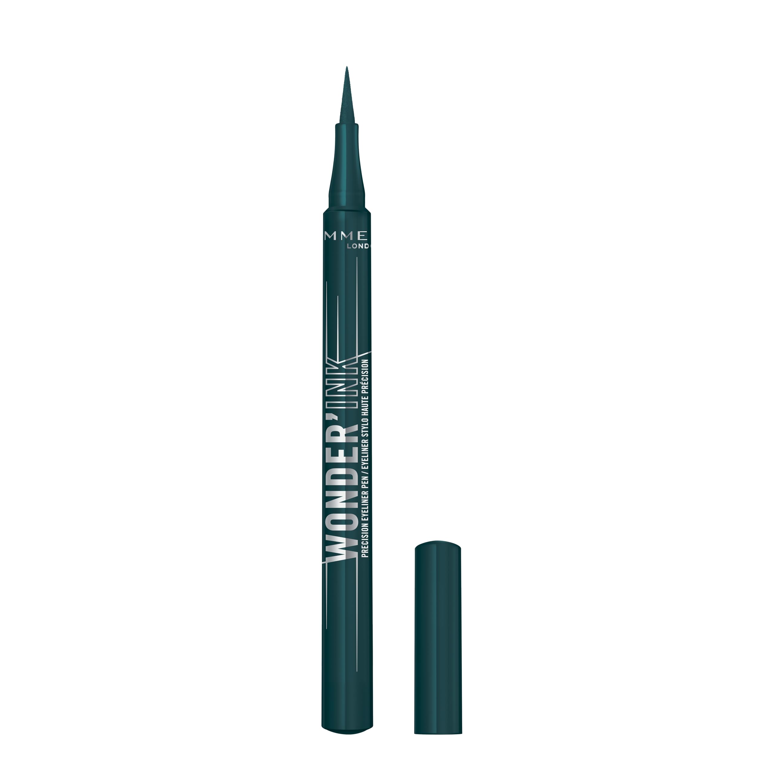 Rimmel Wonder"Ink Precision Liquid Eyeliner Pen (7g) - 004 Velvet Ivy, Waterproof Vegan Formula