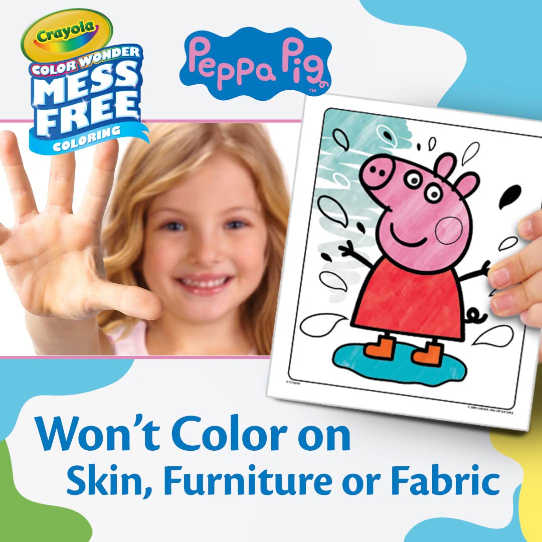 Crayola Peppa Pig Color Wonder Mess-Free Coloring Set 5