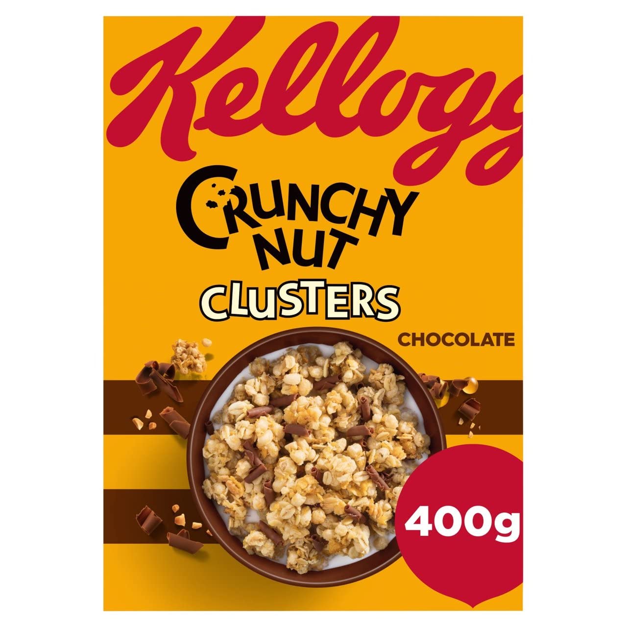Kellogg's Crunchy Nut Chocolate Clusters Breakfast Cereal, 400g