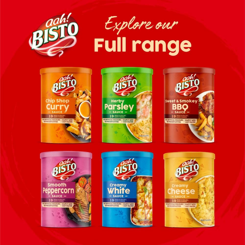 Bisto Thick, Creamy and Delicious Cheese Sauce Mix - 170g Drum 7