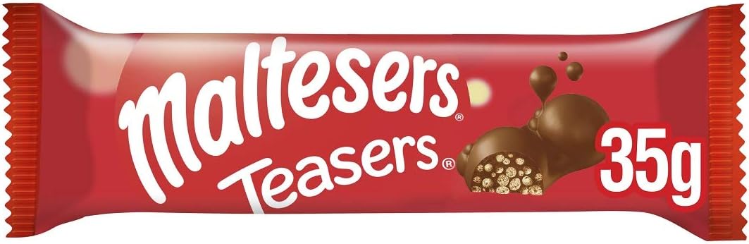 Maltesers Teasers Chocolate Bar Bulk Box, 24 x 35g