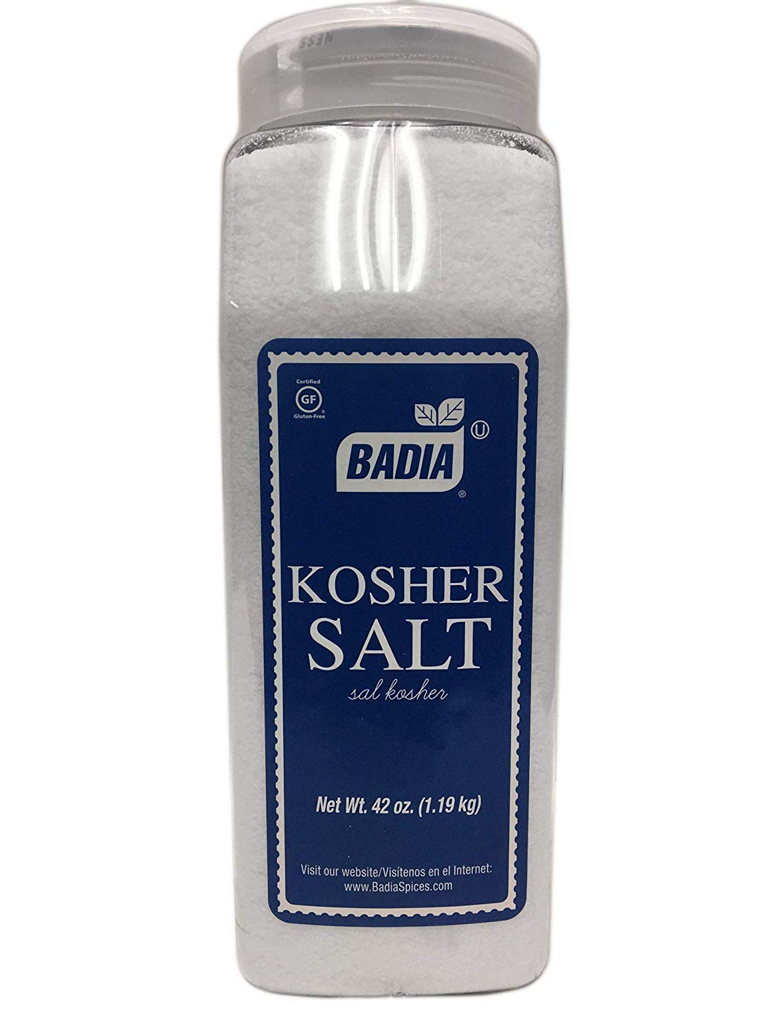 Badia Kosher Salt - 1.19kg (42 oz) US Imported Coarse Edible Salt