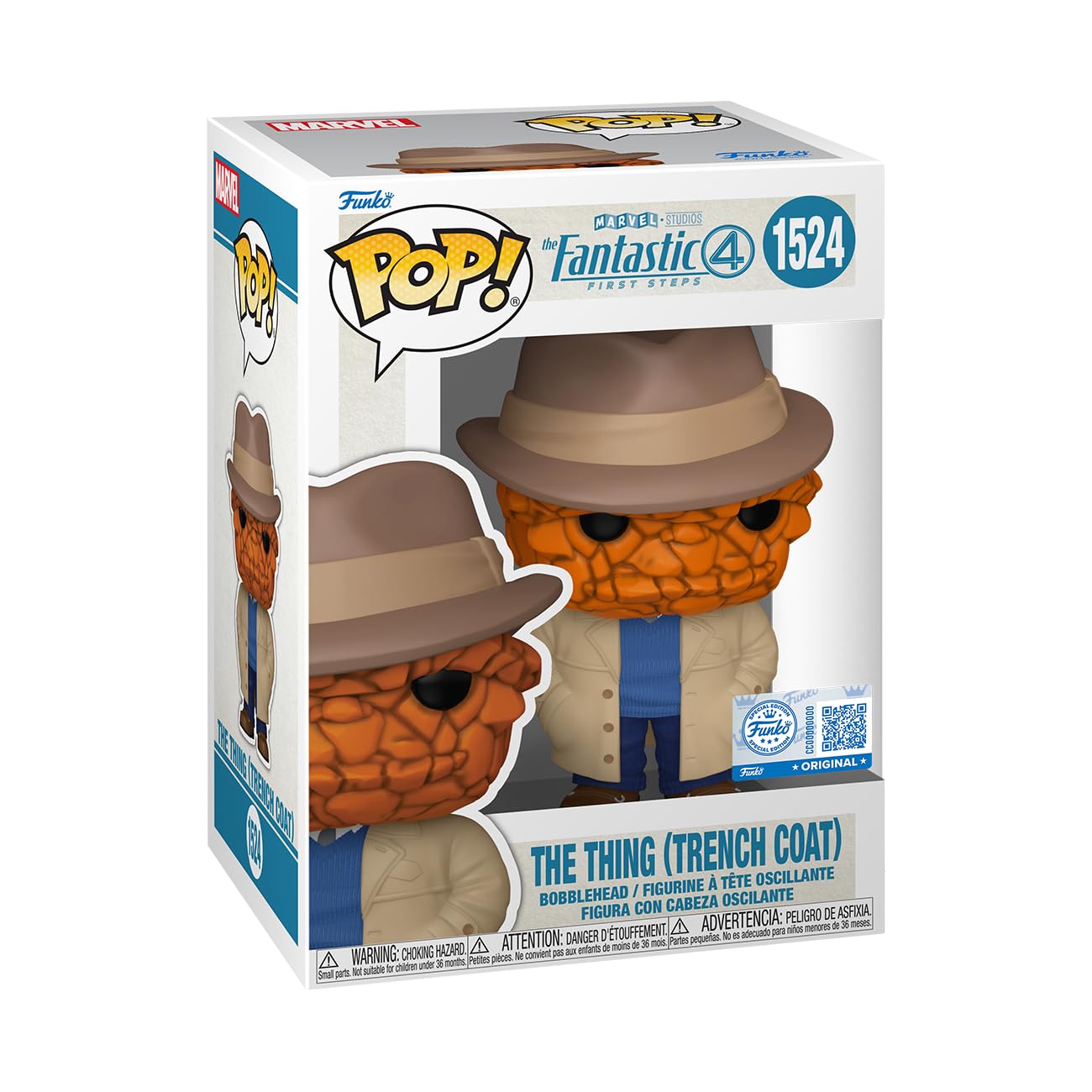 Funko Pop! Marvel: Fantastic Four (2025) - The Thing (Trench Coat) Vinyl Figure