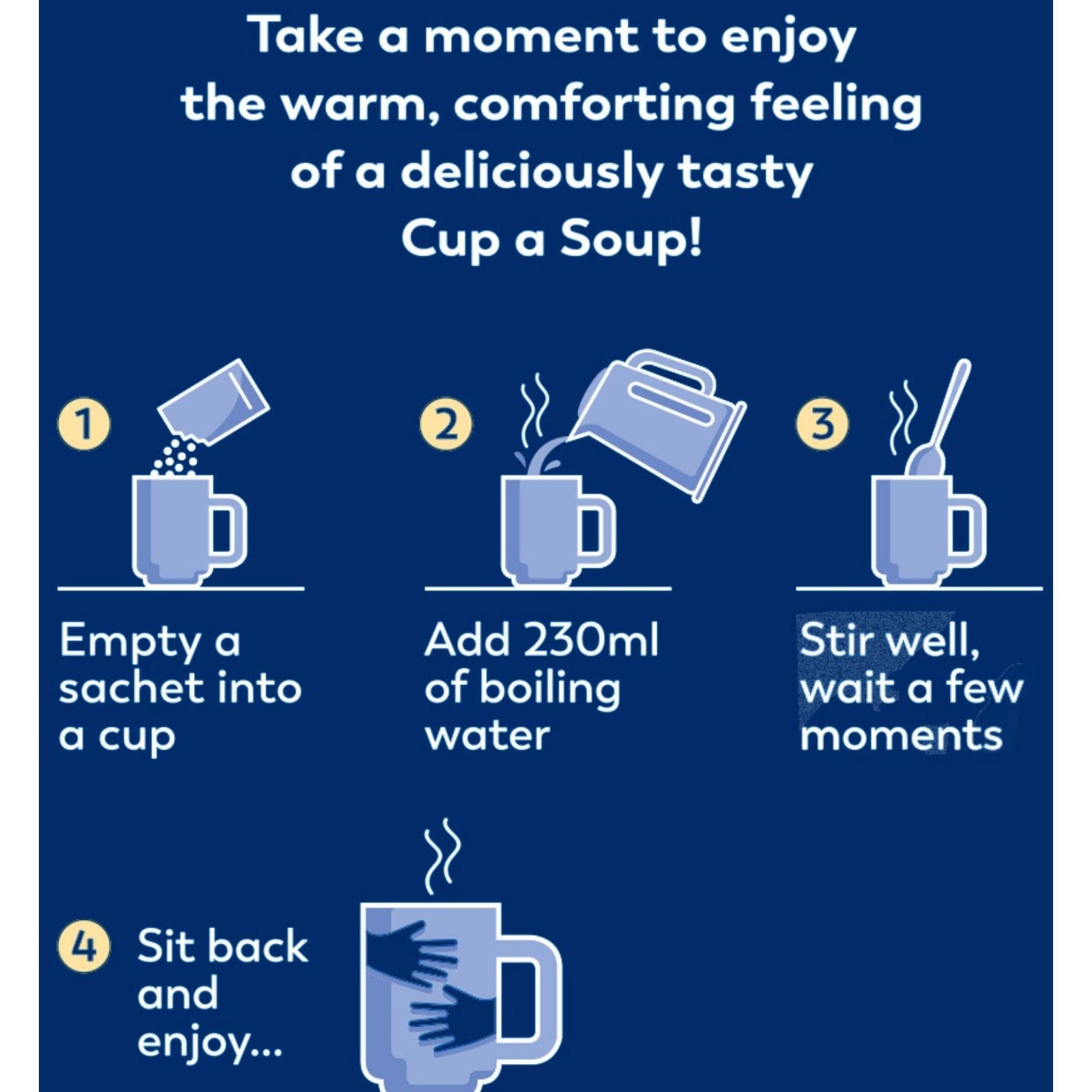 Batchelors - Cup a Soup Creamy Potato & Leek Instant Soup Sachets (4 Sachets)