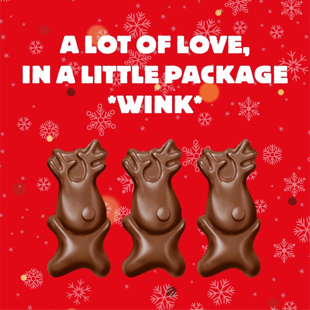 Maltesers - Milk Chocolate Reindeer Christmas Gift Box, 32 Pack Festive Stocking Filler 10