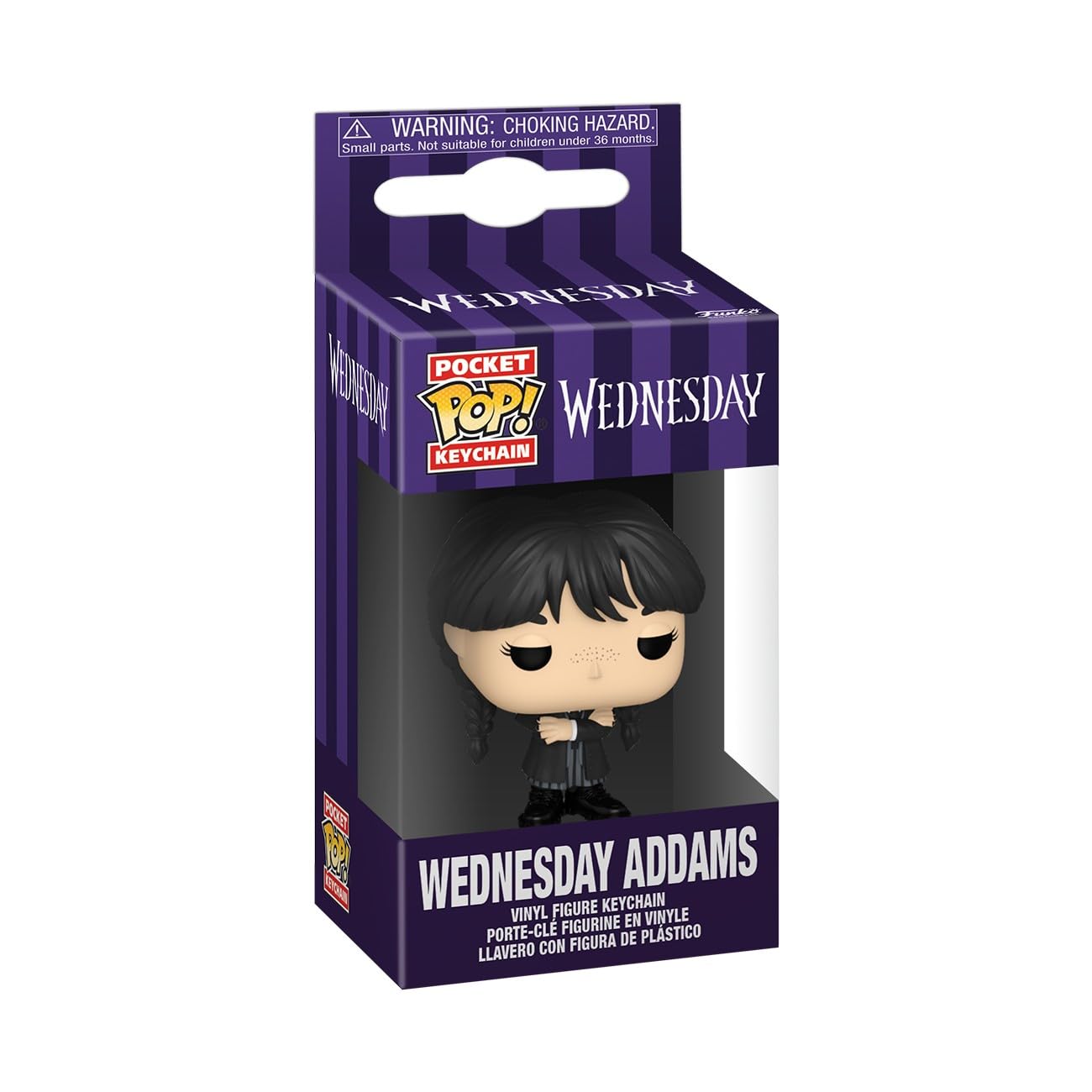 Funko Pop! Keychain: Wednesday - Wednesday Vinyl Keyring Figure 9