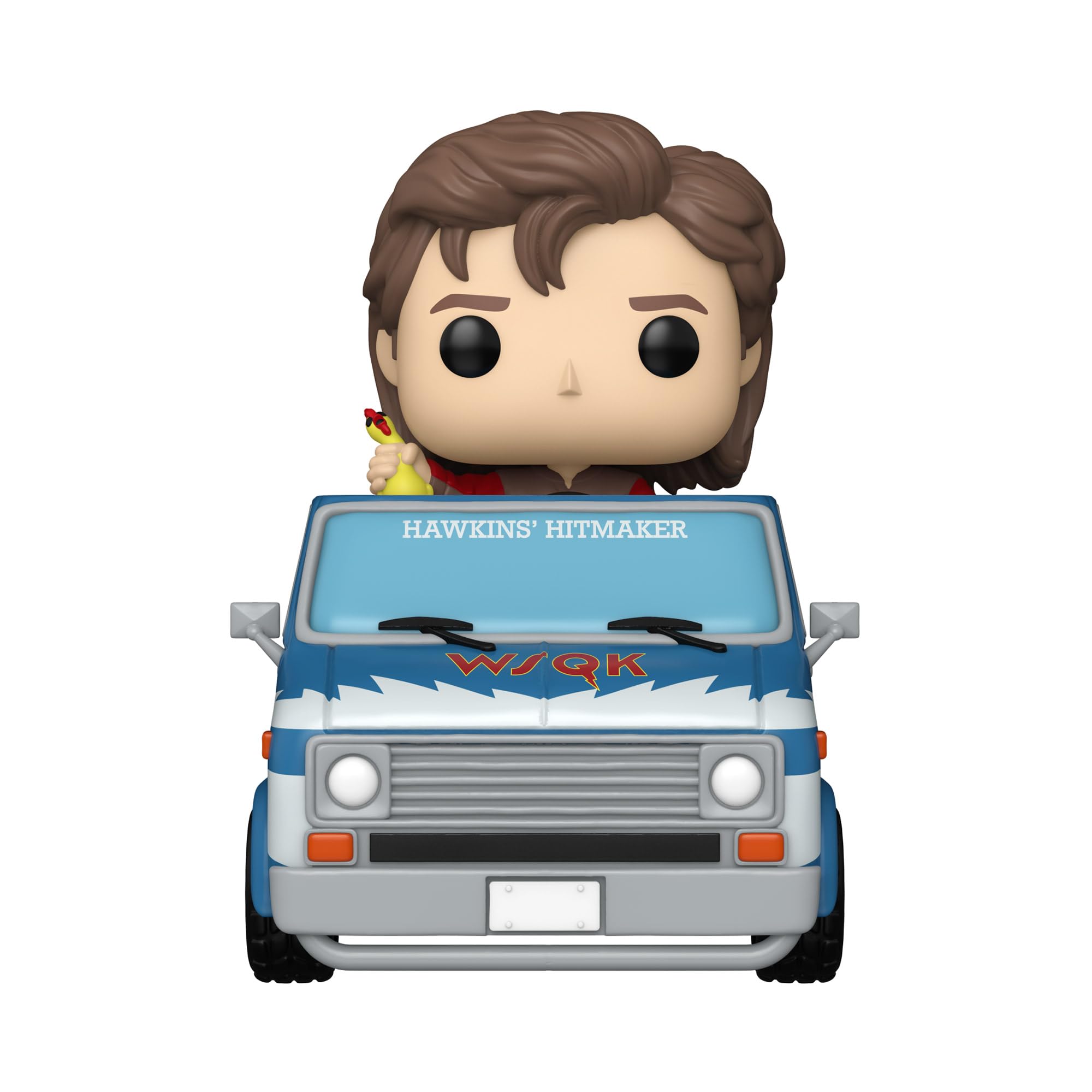 Funko Pop! Rides Deluxe: Stranger Things Season 5 - Steve with the Squawk V Vinyl Figure