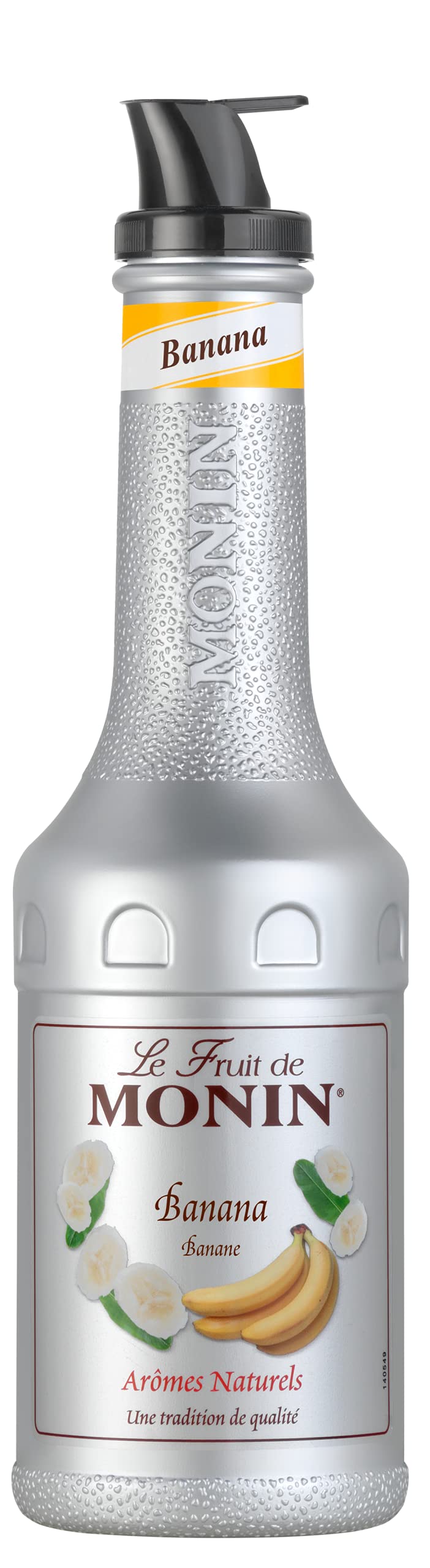 Monin Banana Fruit Mix Puree - 50.1% Banana | 1L PET Bottle | Vegan Friendly 1