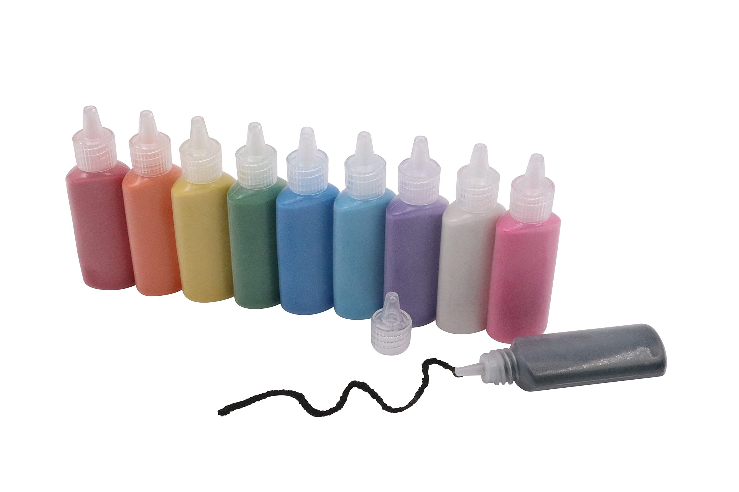 Sand Art Bottles - Pack of 10 Colors for Creative Sand Art & Writing