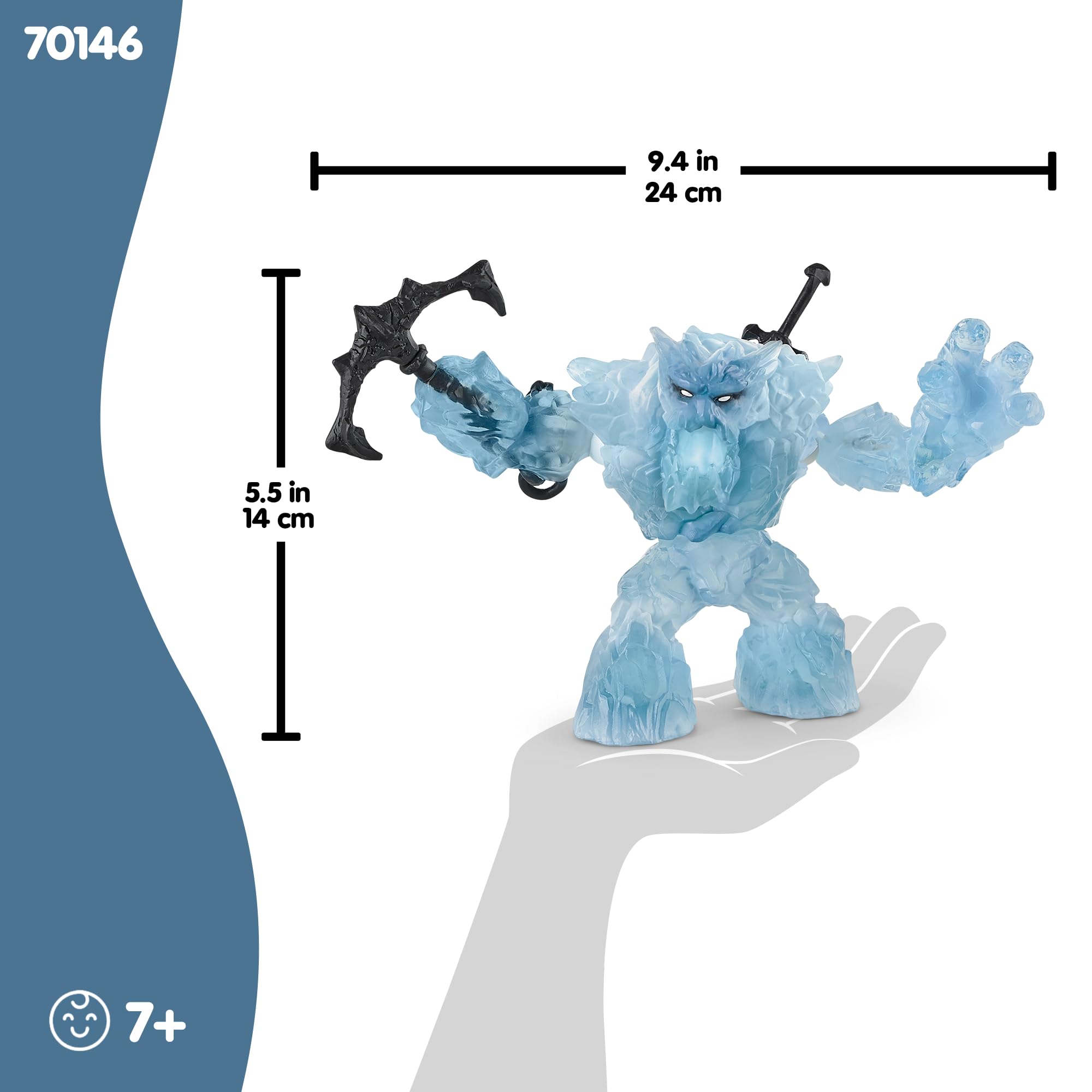 Schleich Ice Giant - 2-Piece Battle-Ready Fantasy Playset for Kids 7-14 7