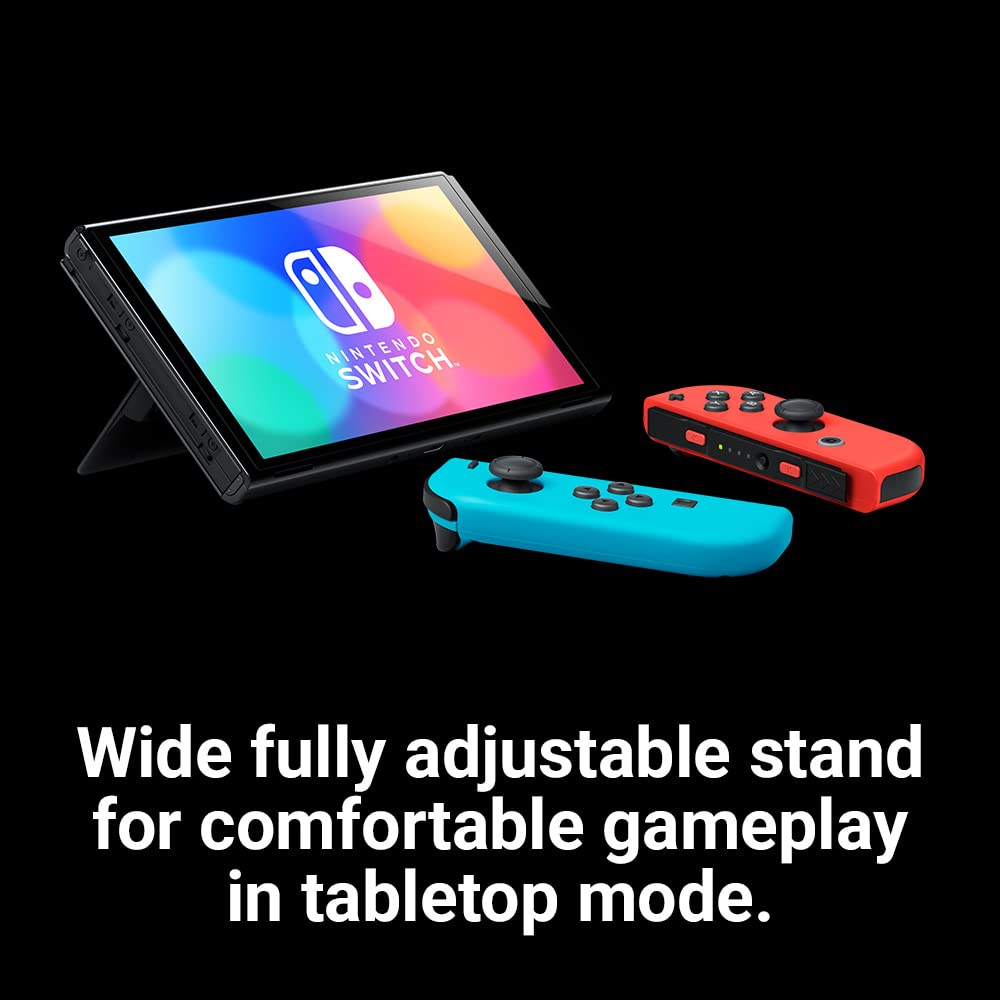 Nintendo Switch (OLED Model) - Neon Blue/Neon Red 12
