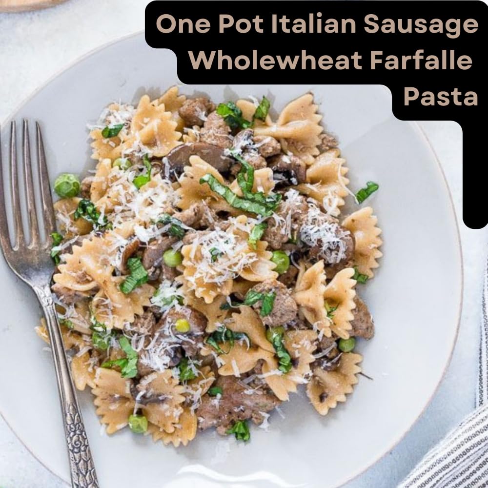 Garofalo Wholewheat Organic Farfalle Dry Pasta, 500g 4