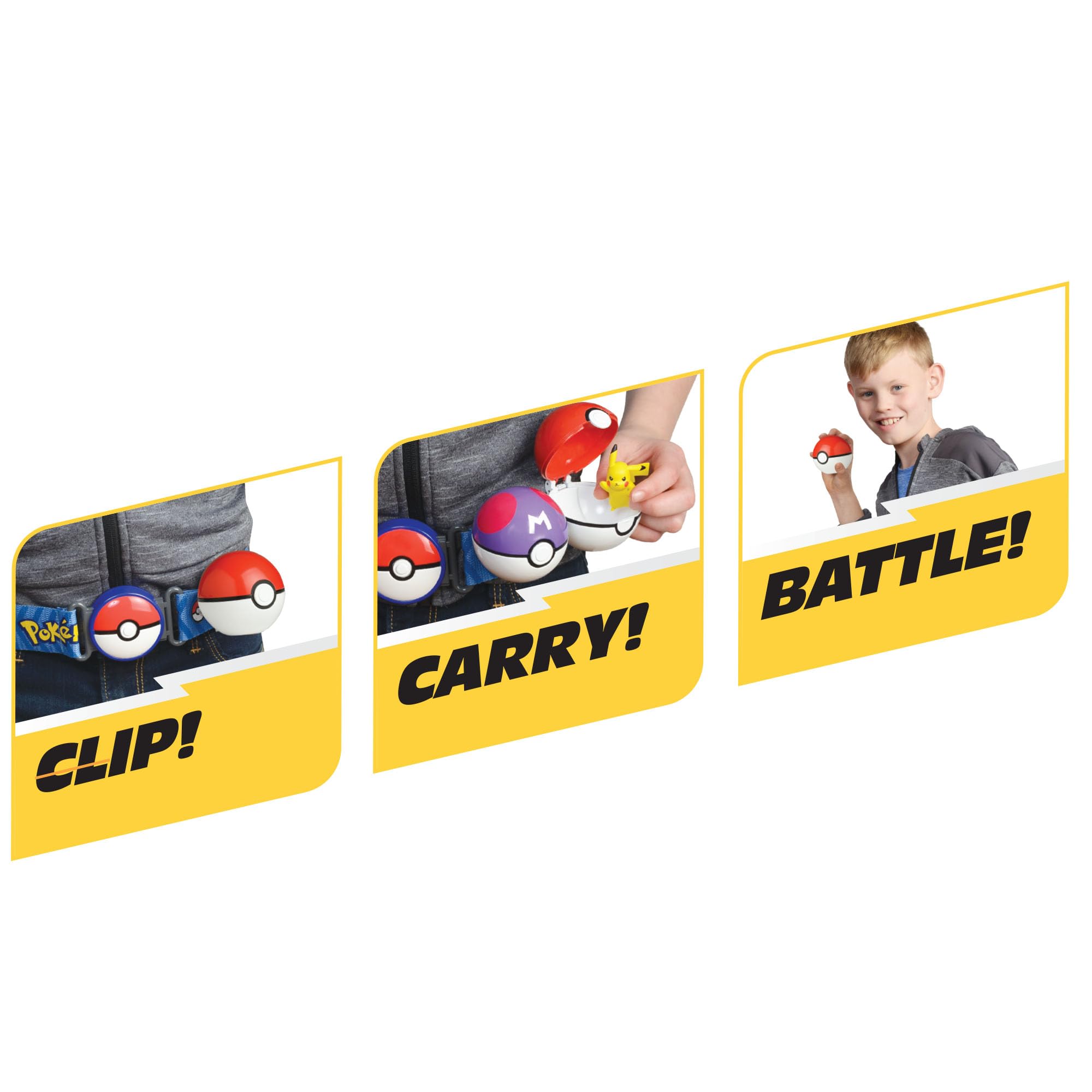 Pokémon Pikachu Clip ‘N’ Go Bandolier Set - Battle Ready with 2-Inch Pikachu Figure & Poké Balls 11