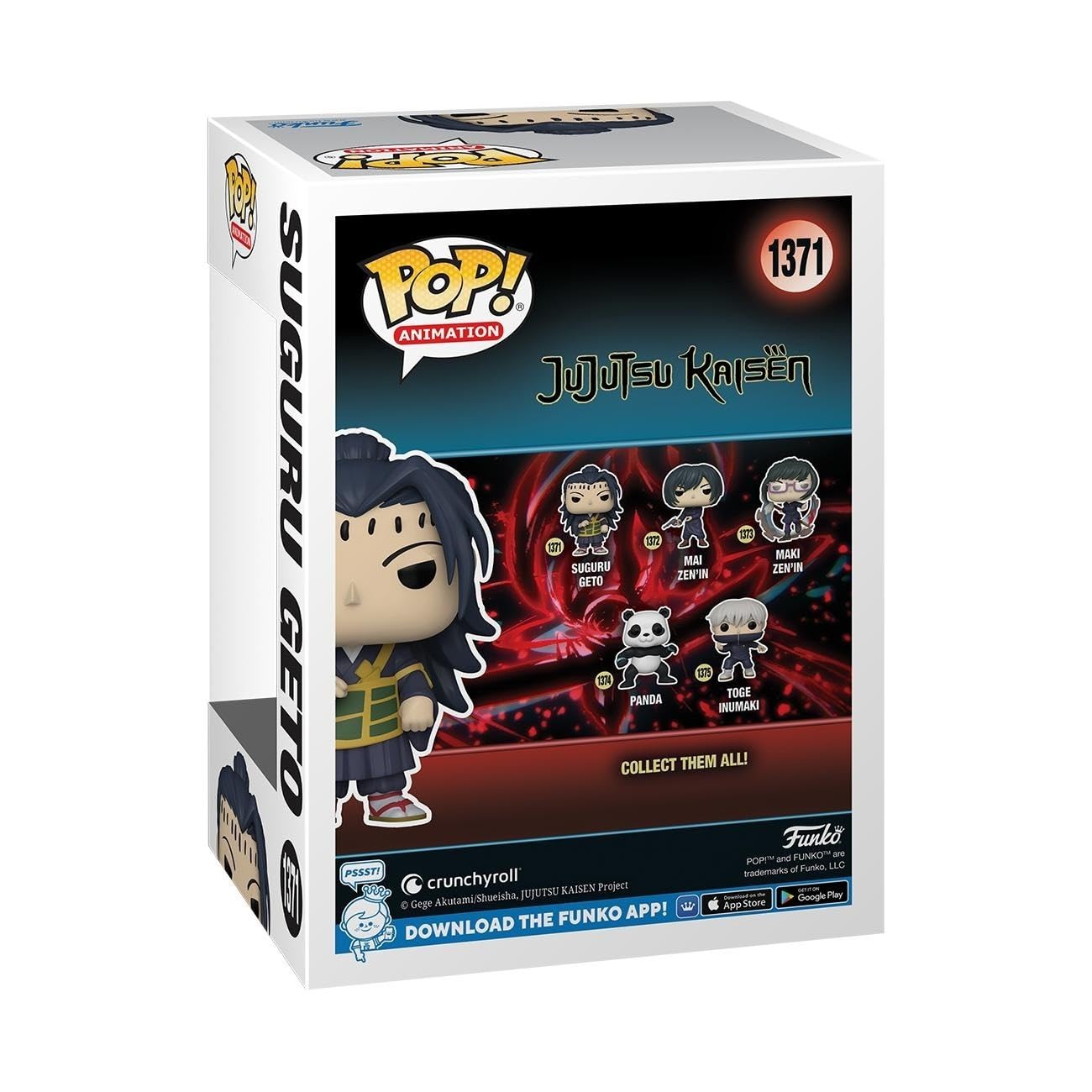 Funko Pop! Animation: Jujutsu Kaisen - Suguru Geto Vinyl Figure (72043) 3