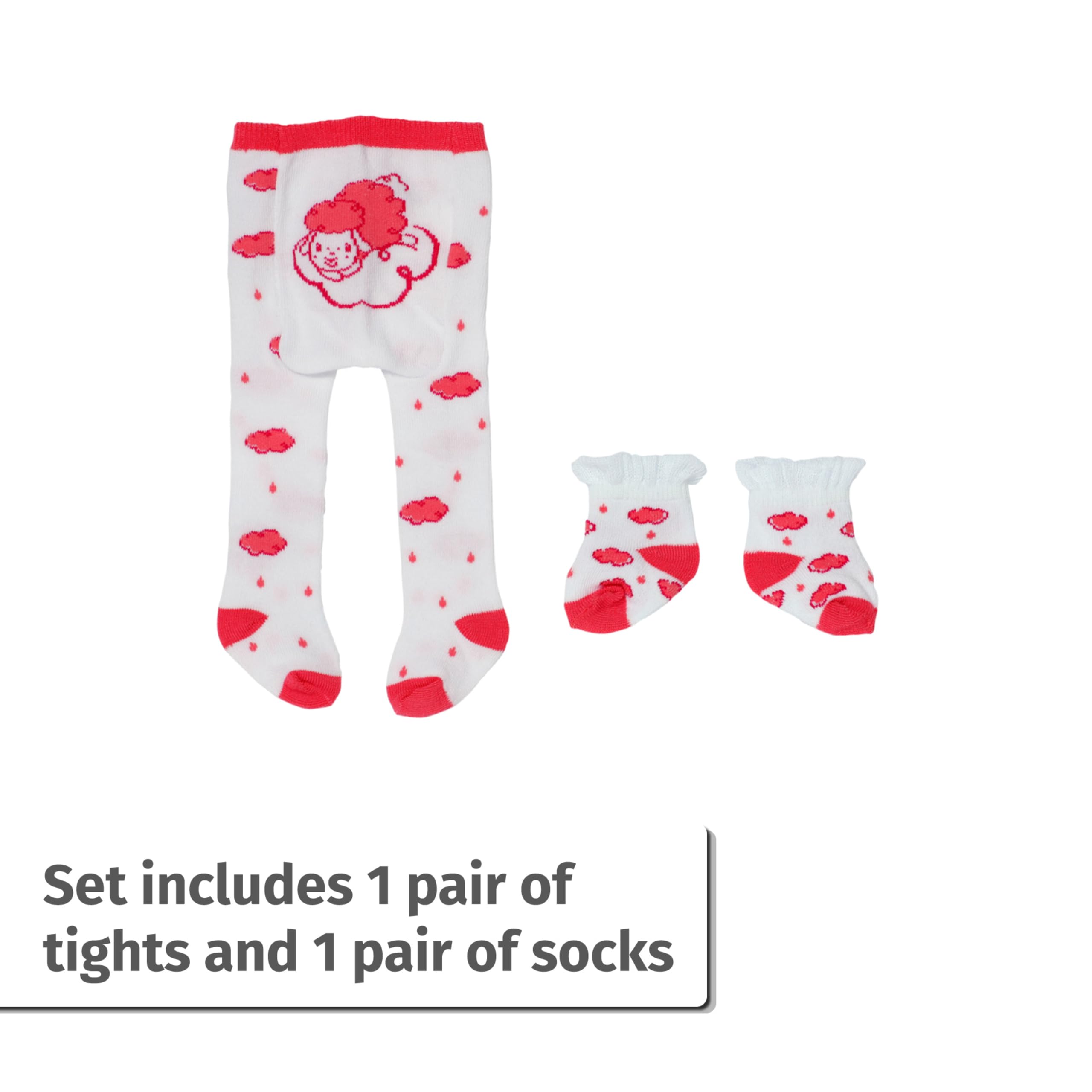 Baby Annabell Tights and Socks Set for 43cm Dolls - Assorted Designs 9