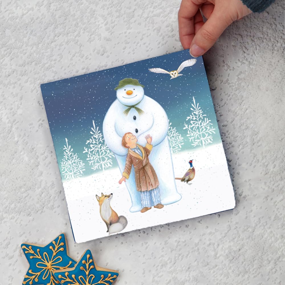 Anniversary House The Snowman Woodland Friends 3-Ply Lunch Napkins 33x33cm | Festive Christmas Party Serviettes | 20 Pack | PJ038 2