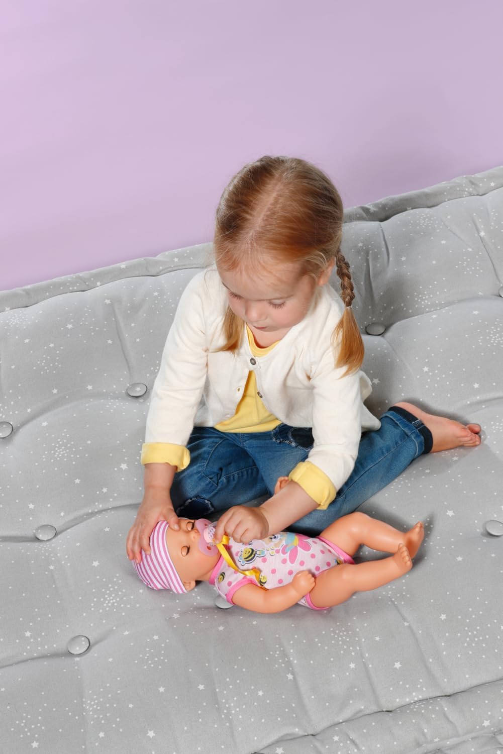 BABY born Little Magic Girl 36cm Doll with 7 Lifelike Functions - No Batteries Required 6