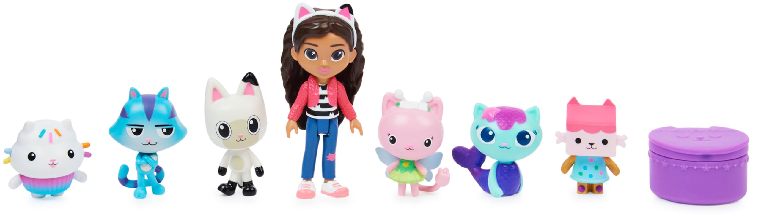 Gabby's Dollhouse Deluxe Figure Gift Set - 7 Toy Figures with Surprise Accessory, Ages 3+