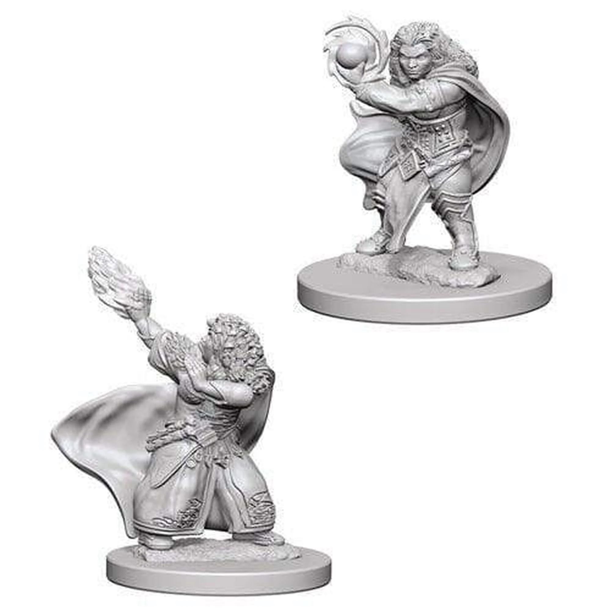 NECA Dungeons & Dragons Nolzur's Marvelous Unpainted Miniatures: Male Dwarf Fighter | Primed 3